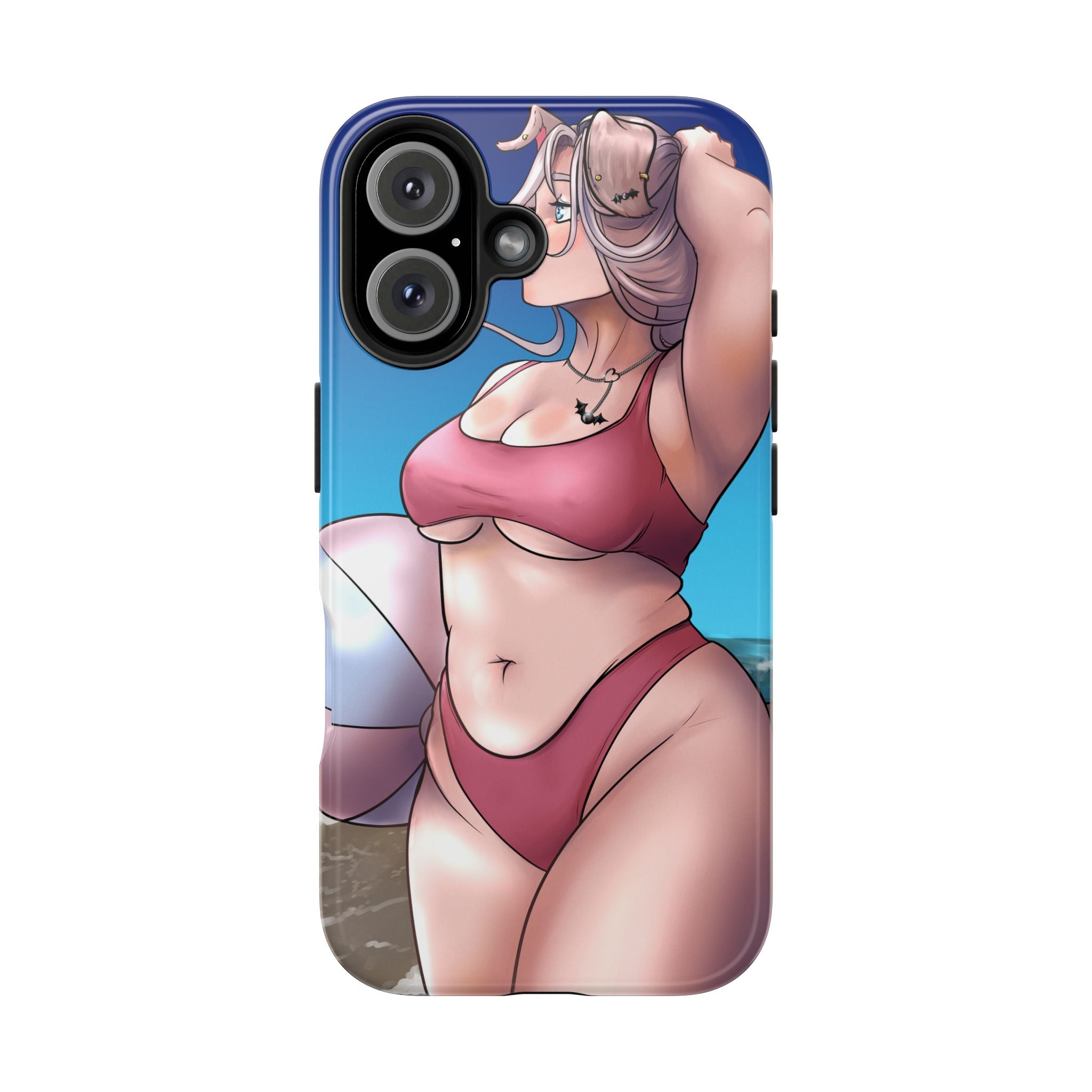 Luna Rainn "Beach Pup" Tough Phone Case