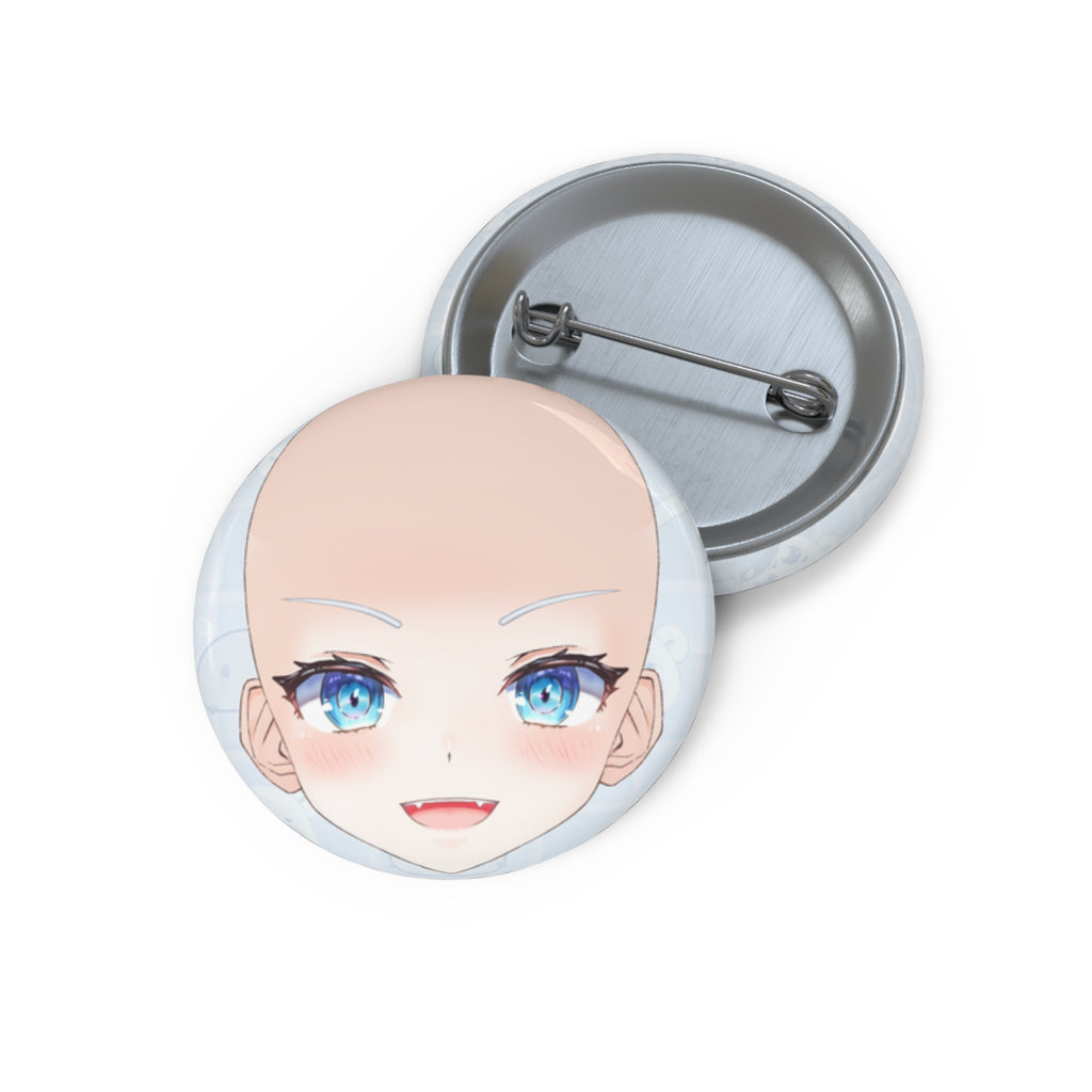 hi2chan "Bald" Button Pin