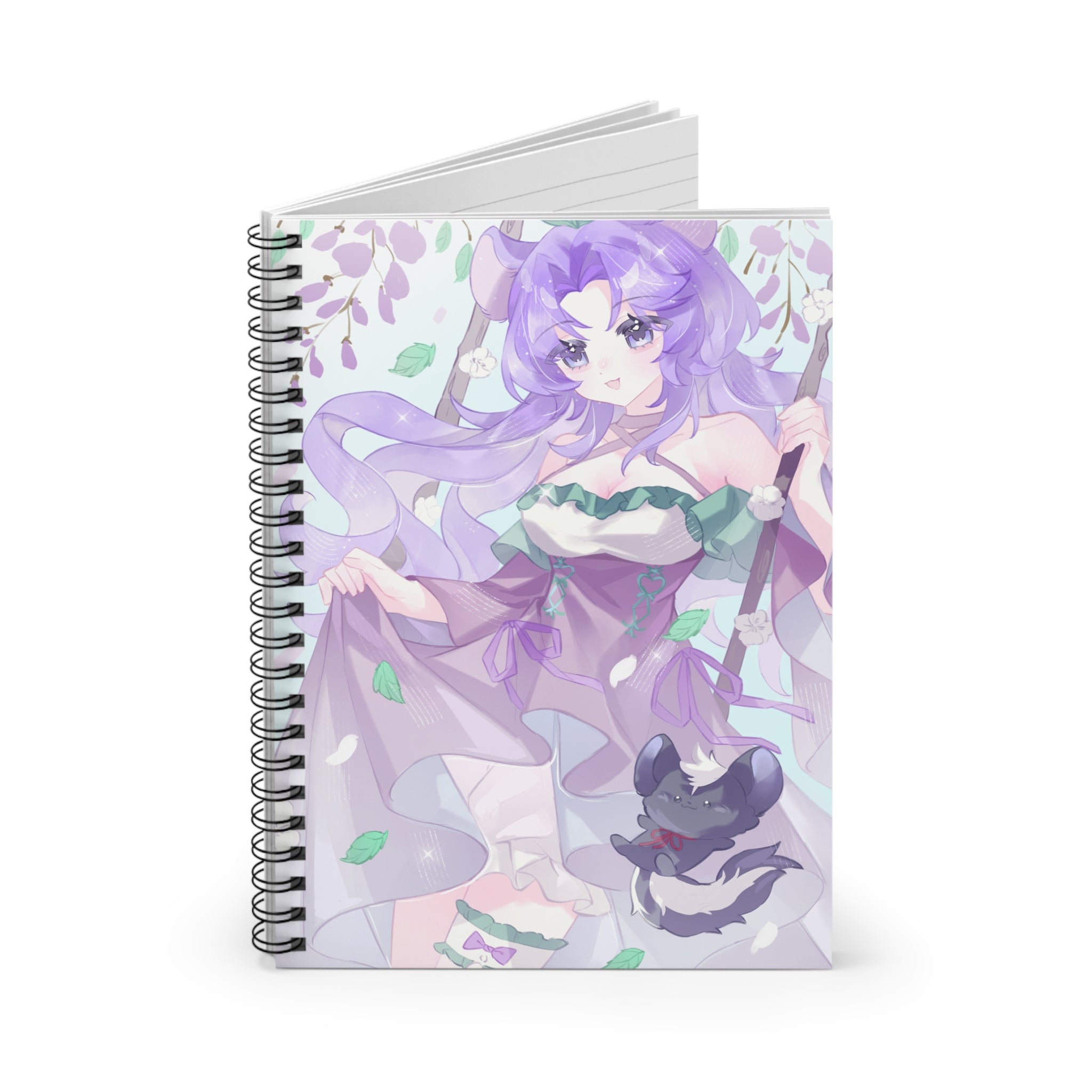 verbenavt "Petals Falling" Notebook