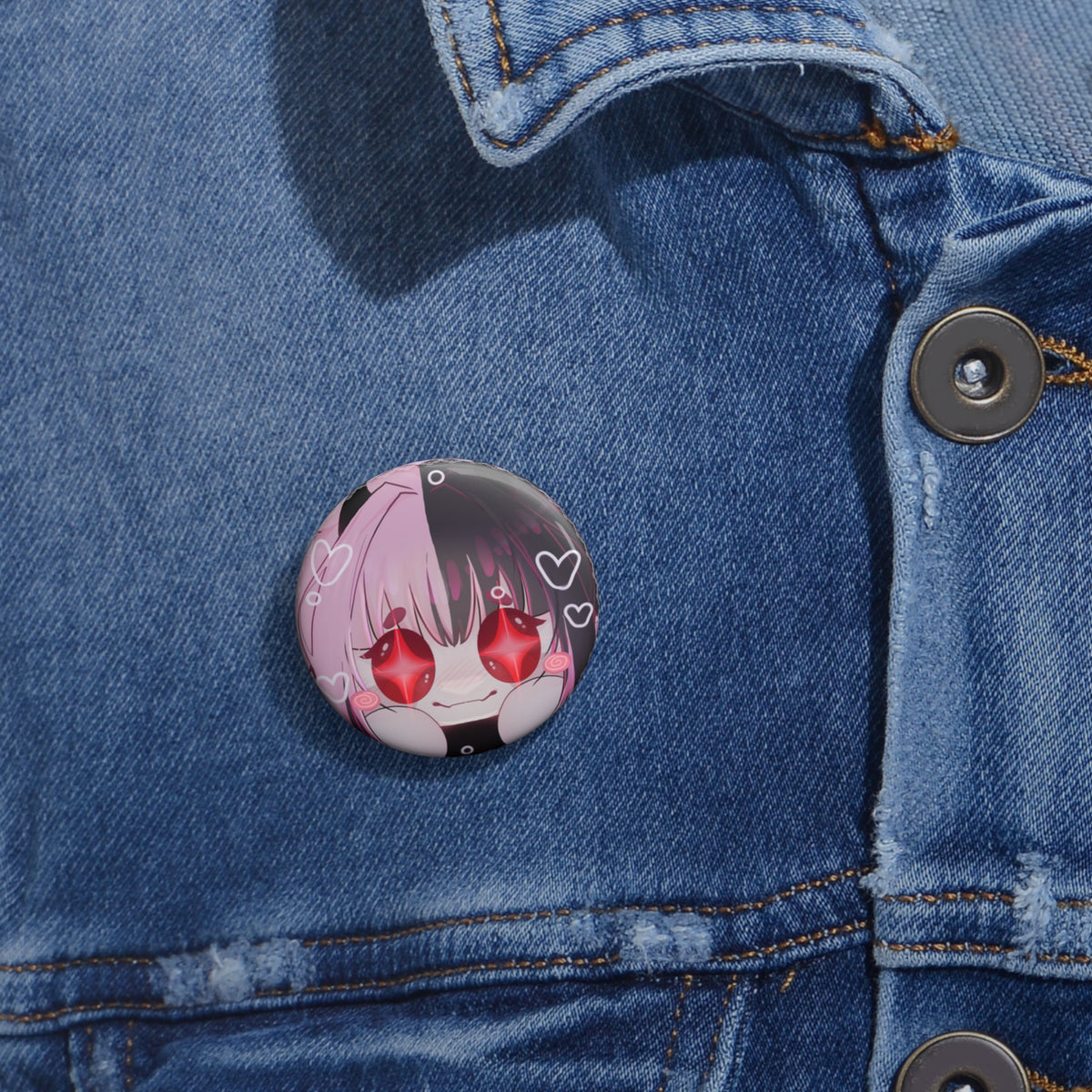 Gutsy "Squee" Pin Button
