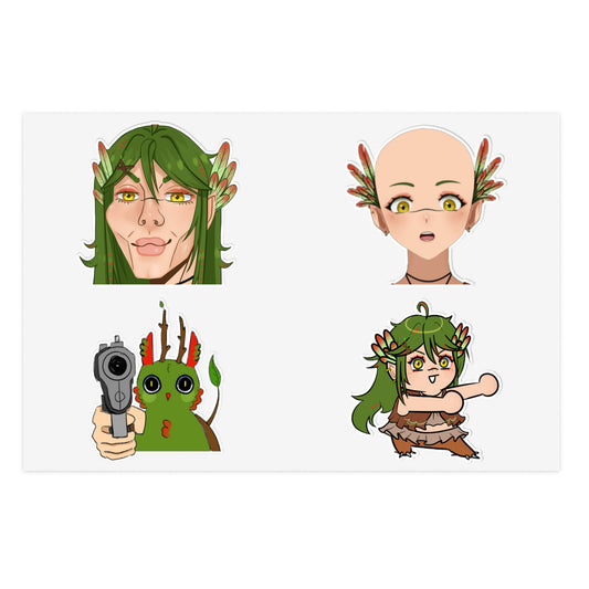 PushPinBird Silly Sticker Sheet