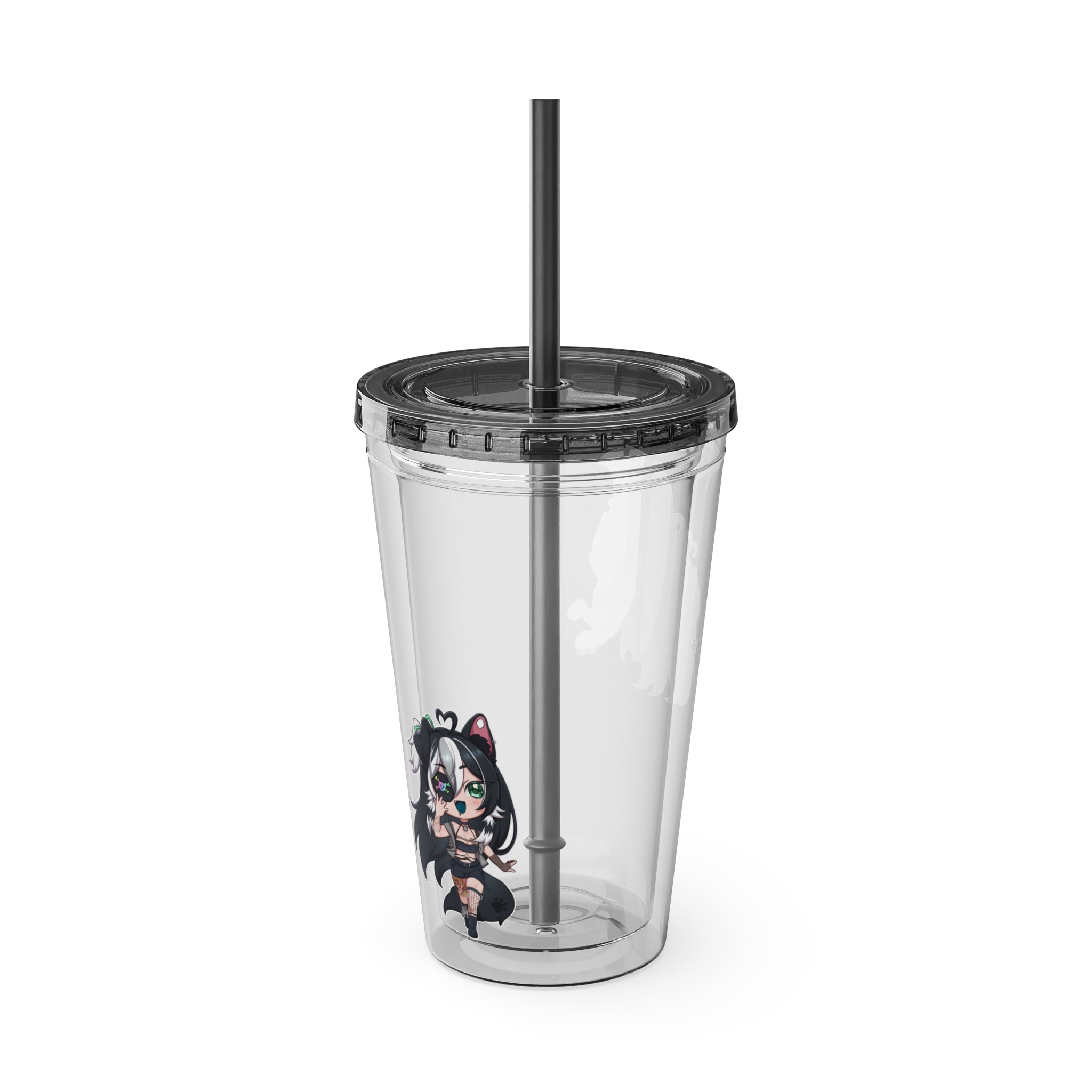 dognamedKats "Chibi Friends" Acrylic Tumbler