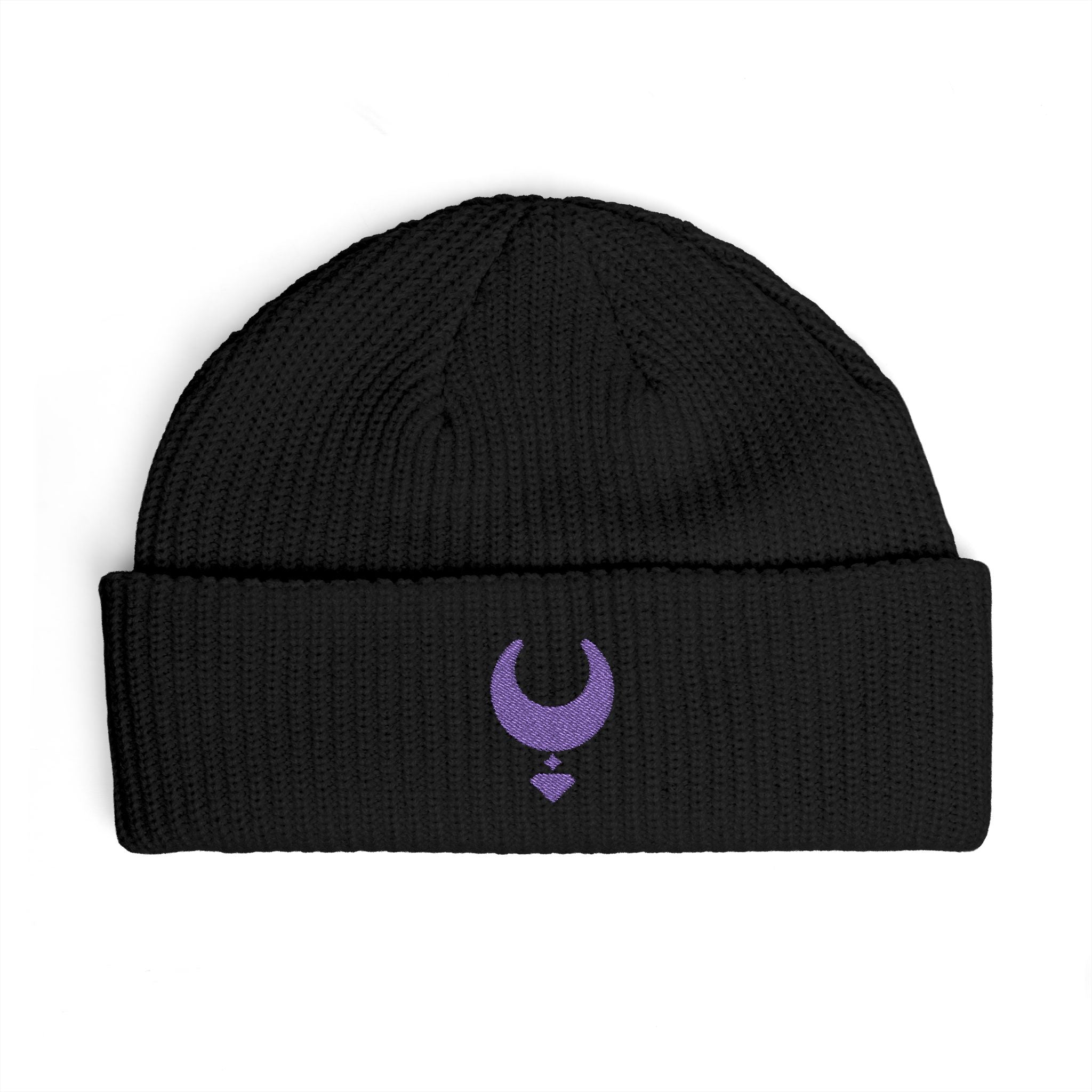 Artemis Gem Purple Emblem Beanie