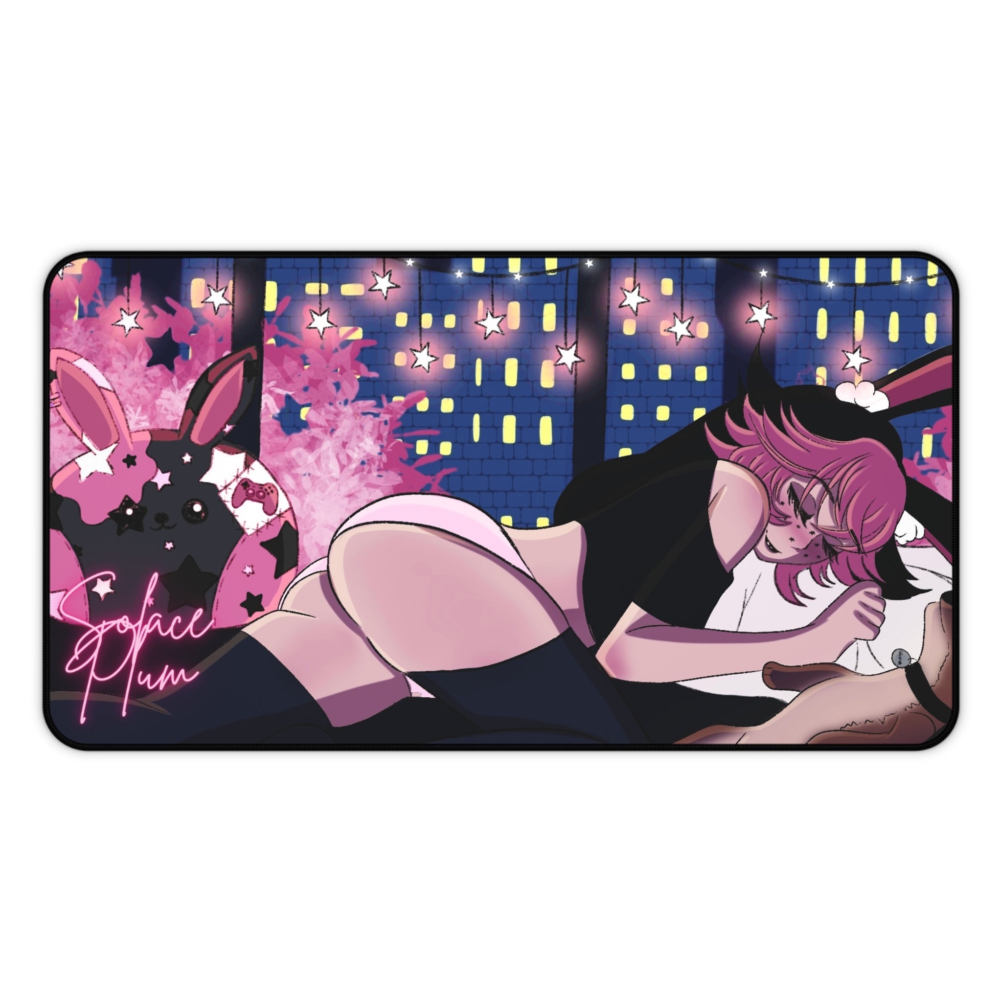 Solace Plum Sleeping Deskmat