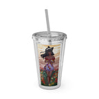 Vinnia Valentine "Rose Garden" Acrylic Tumbler