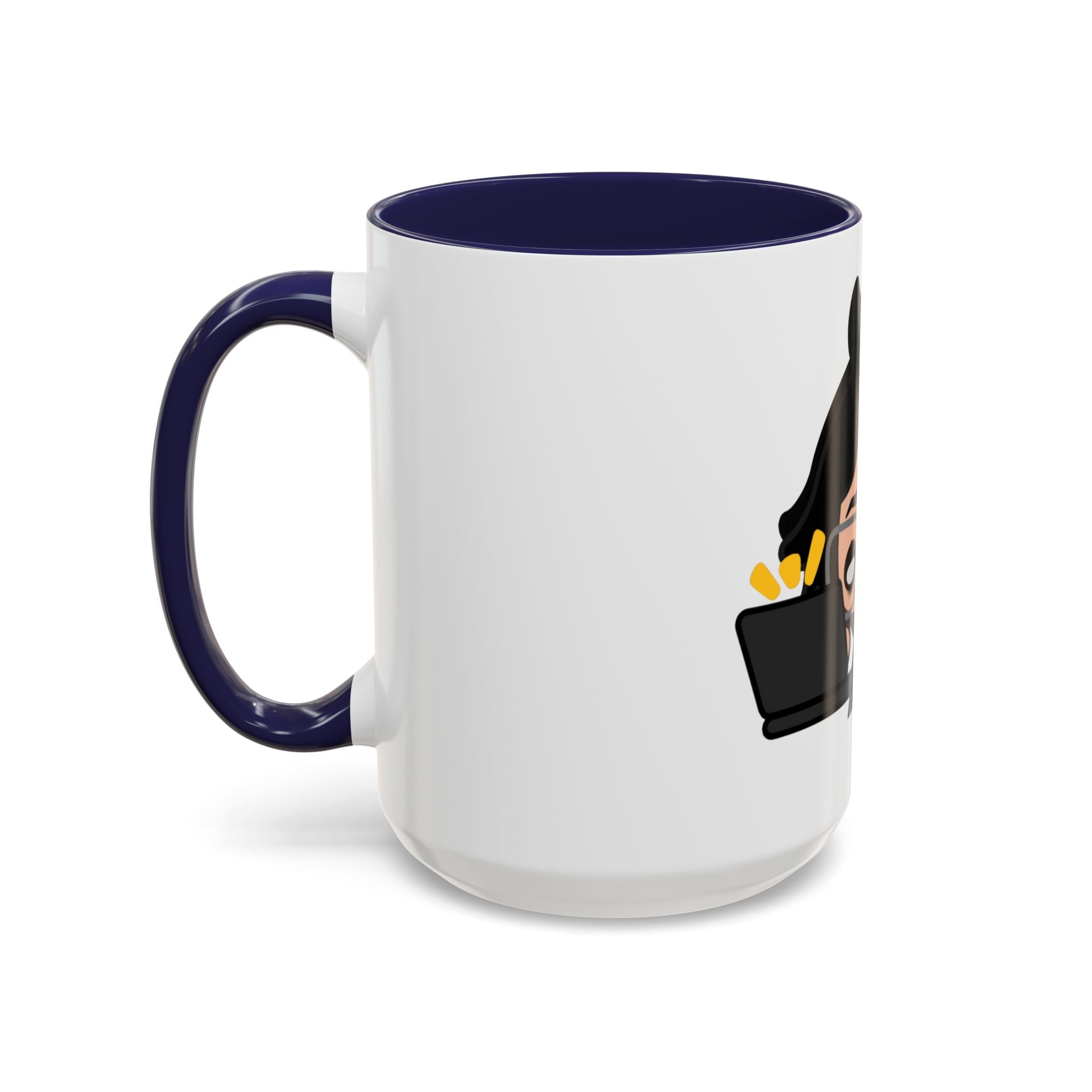 RyoPlaying "Exhausted" Accent Mug