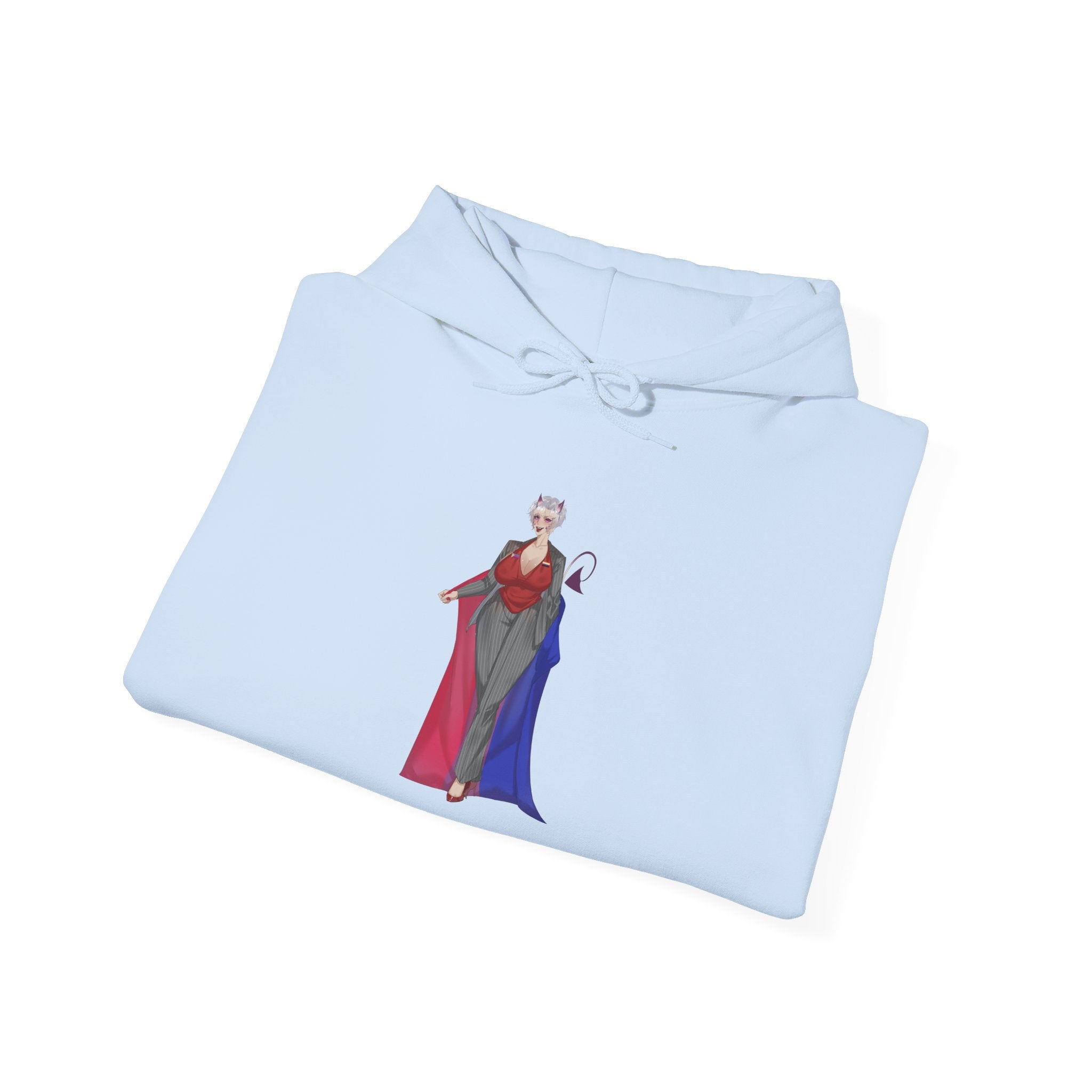BasicallyVal "Red and Blue" Hoodie