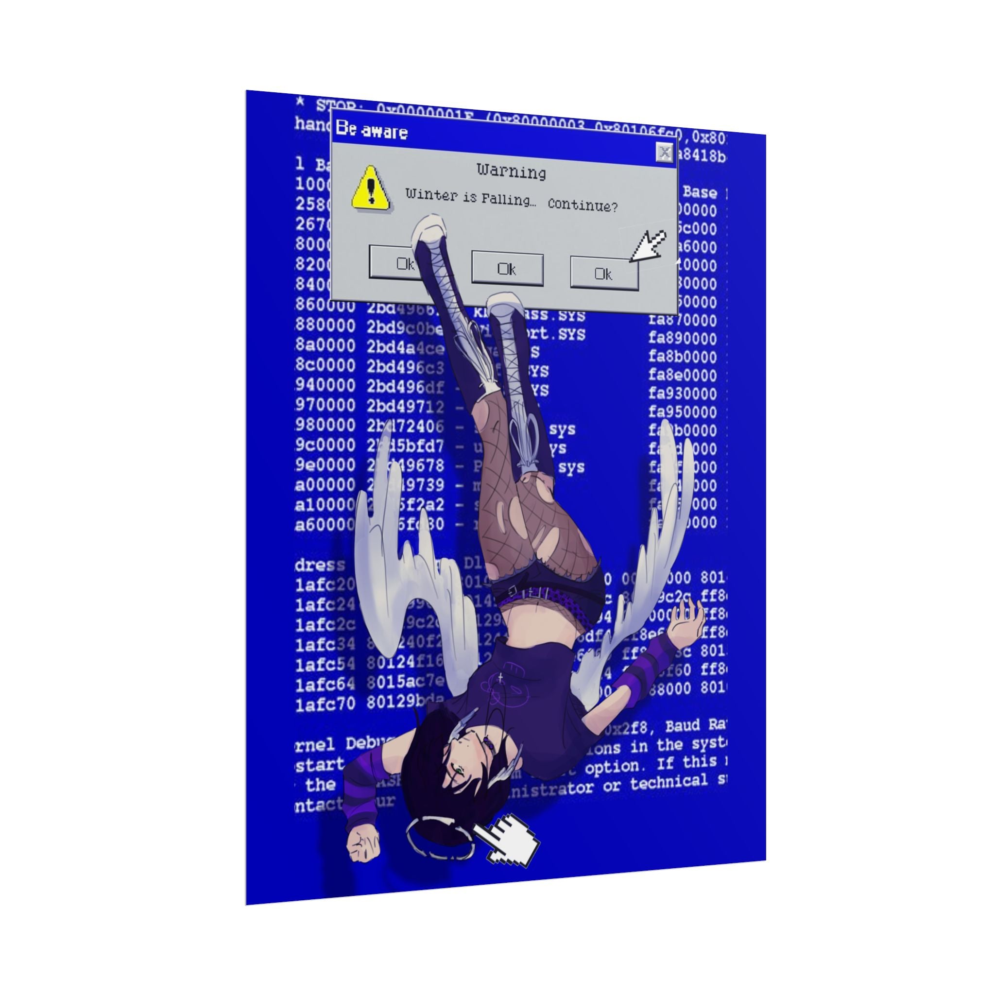 winteris2tired "winteris404'd" Poster