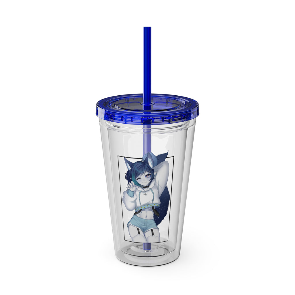 Danya "Frozen Sparkle" Acrylic Tumbler