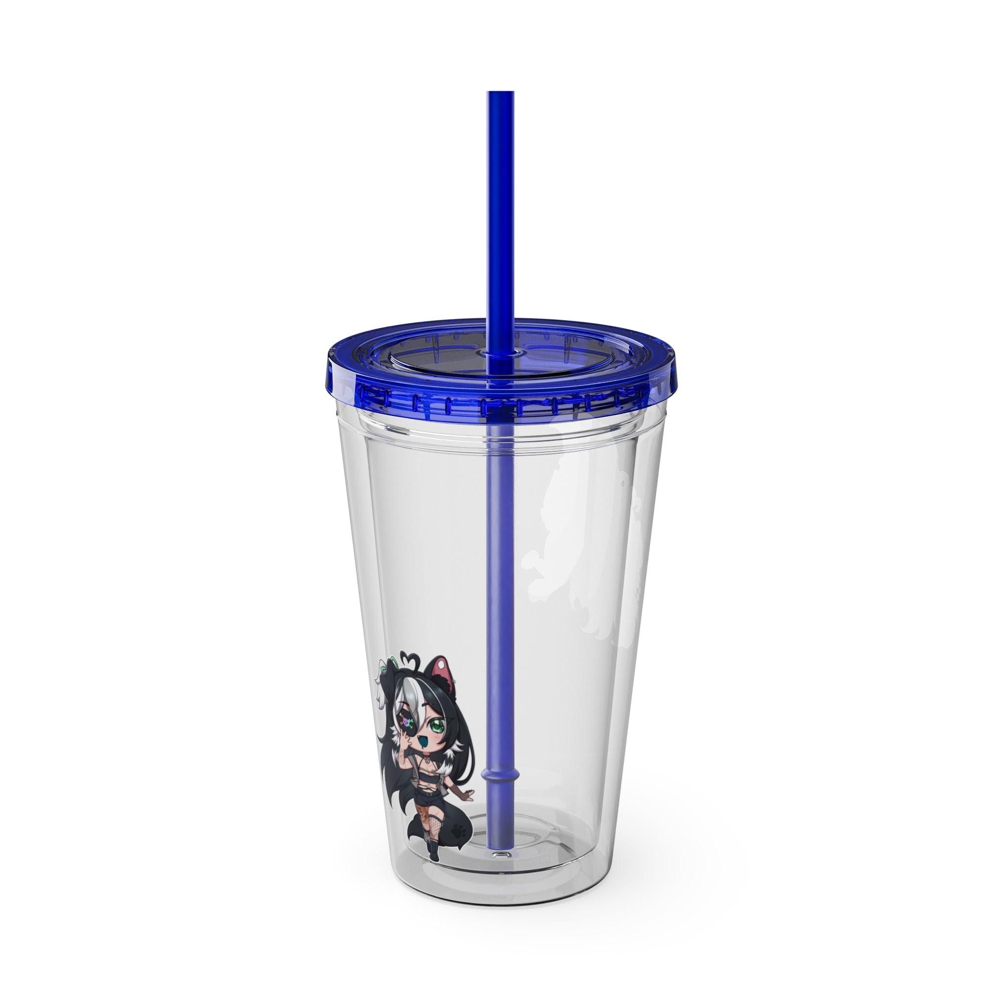 dognamedKats "Chibi Friends" Acrylic Tumbler
