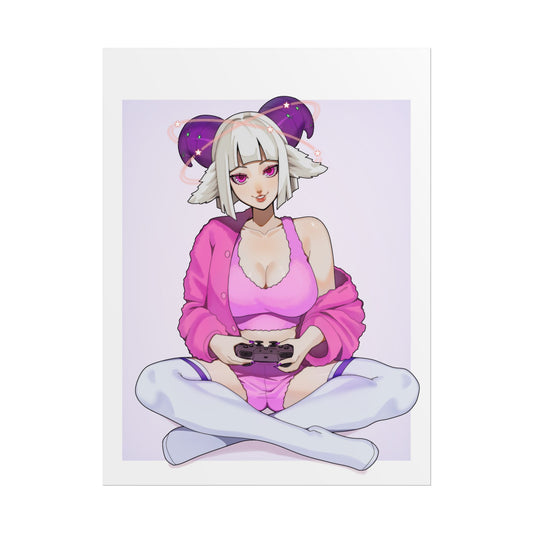 Cozy Gamer Bobamai Poster