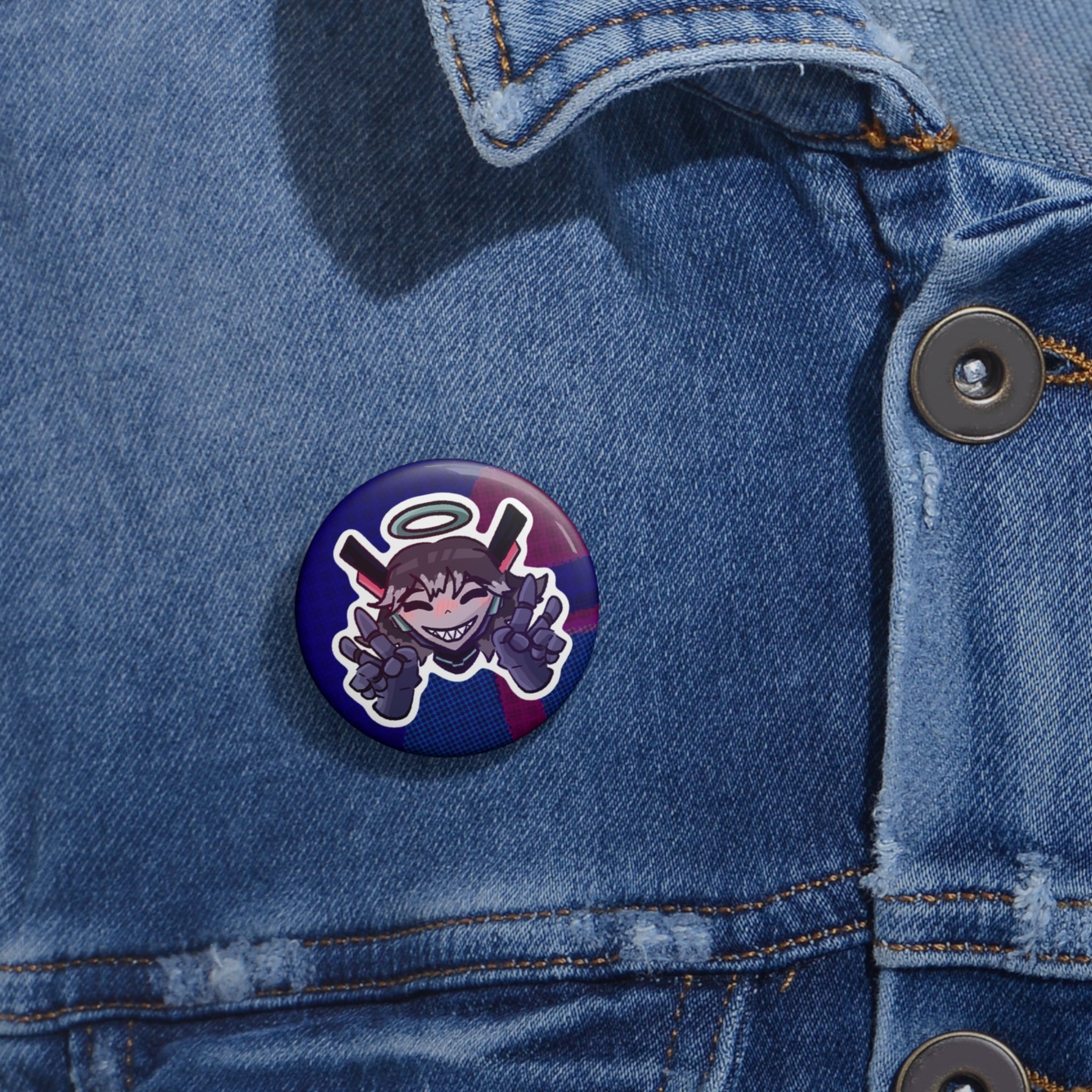 ZieglerByte "Peace Out!" Button Pin