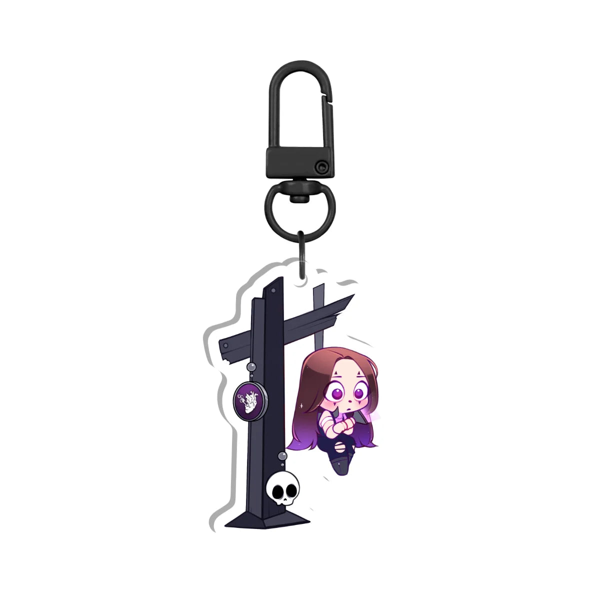 Lilyofthegraves "Hangin'" Keychain