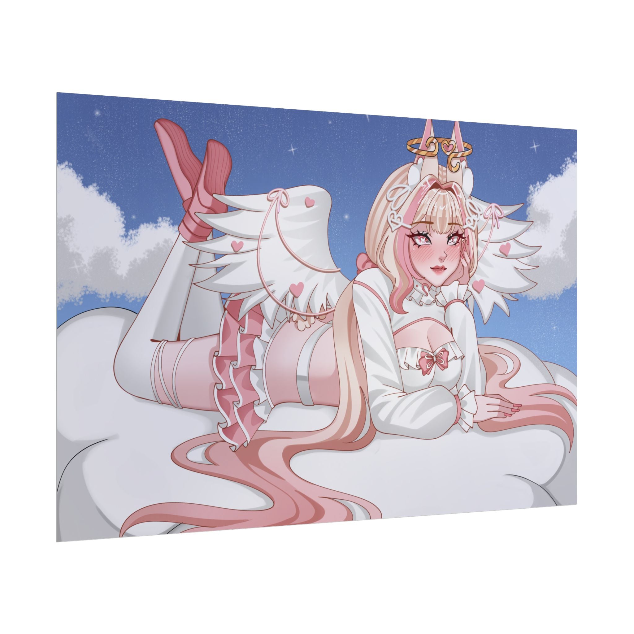 Phlirty "Head in the Clouds" Poster - KatDragonz