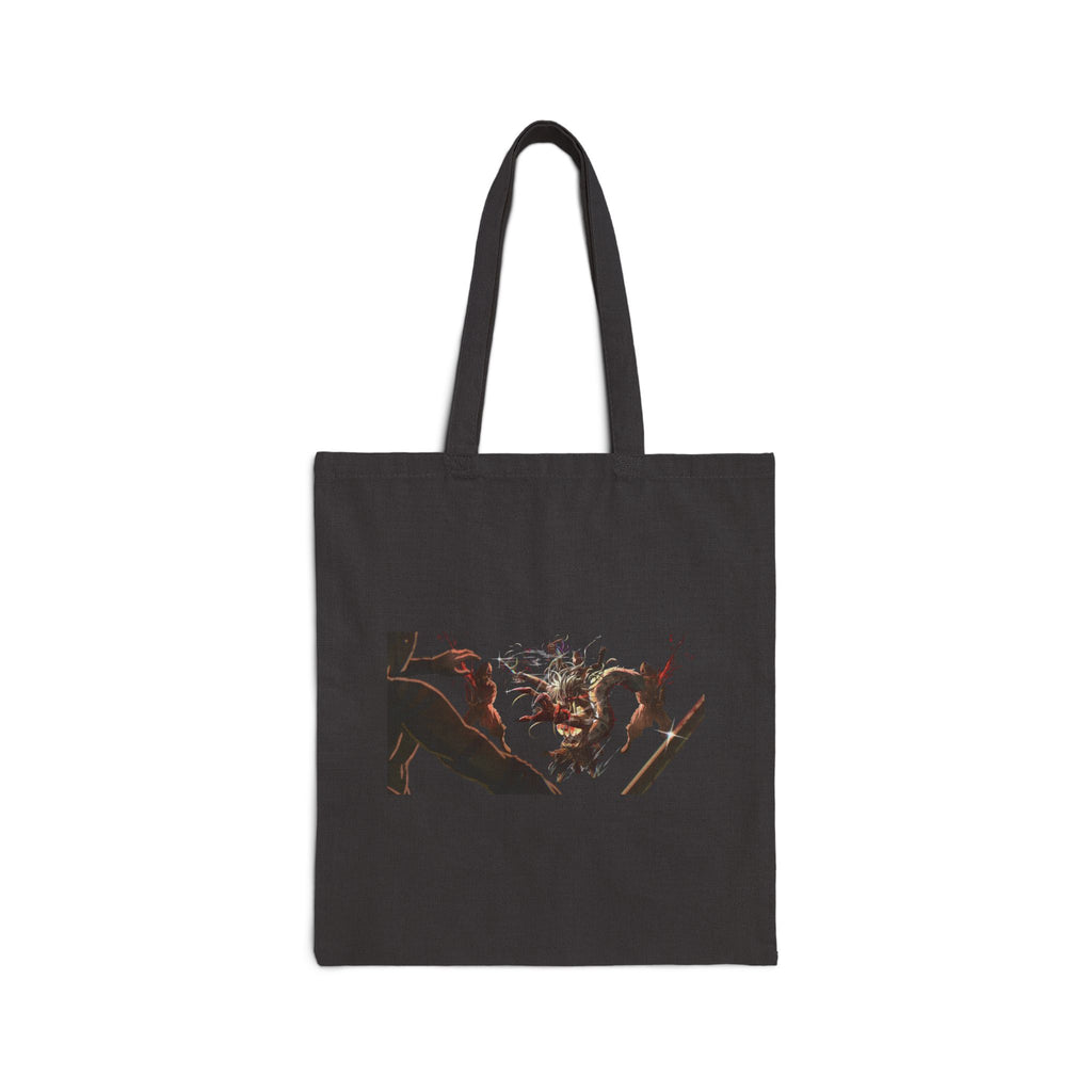 yukurivt "Fighting Village" Tote Bag - KatDragonz