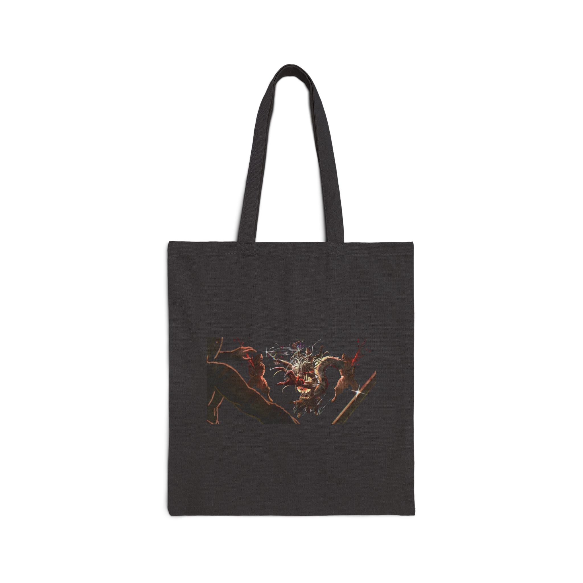 yukurivt "Fighting Village" Tote Bag - KatDragonz