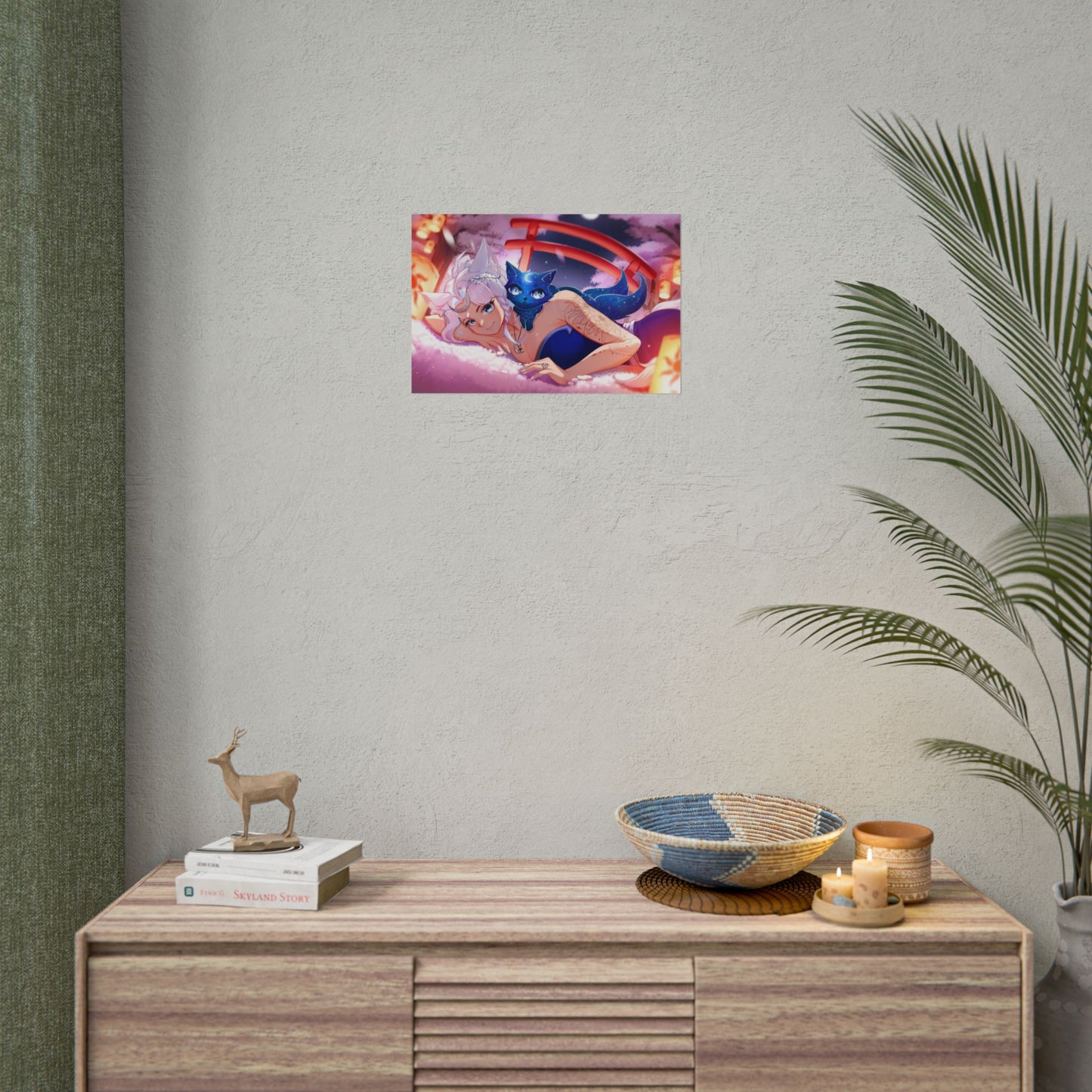 Reira Resting in Sakura Poster