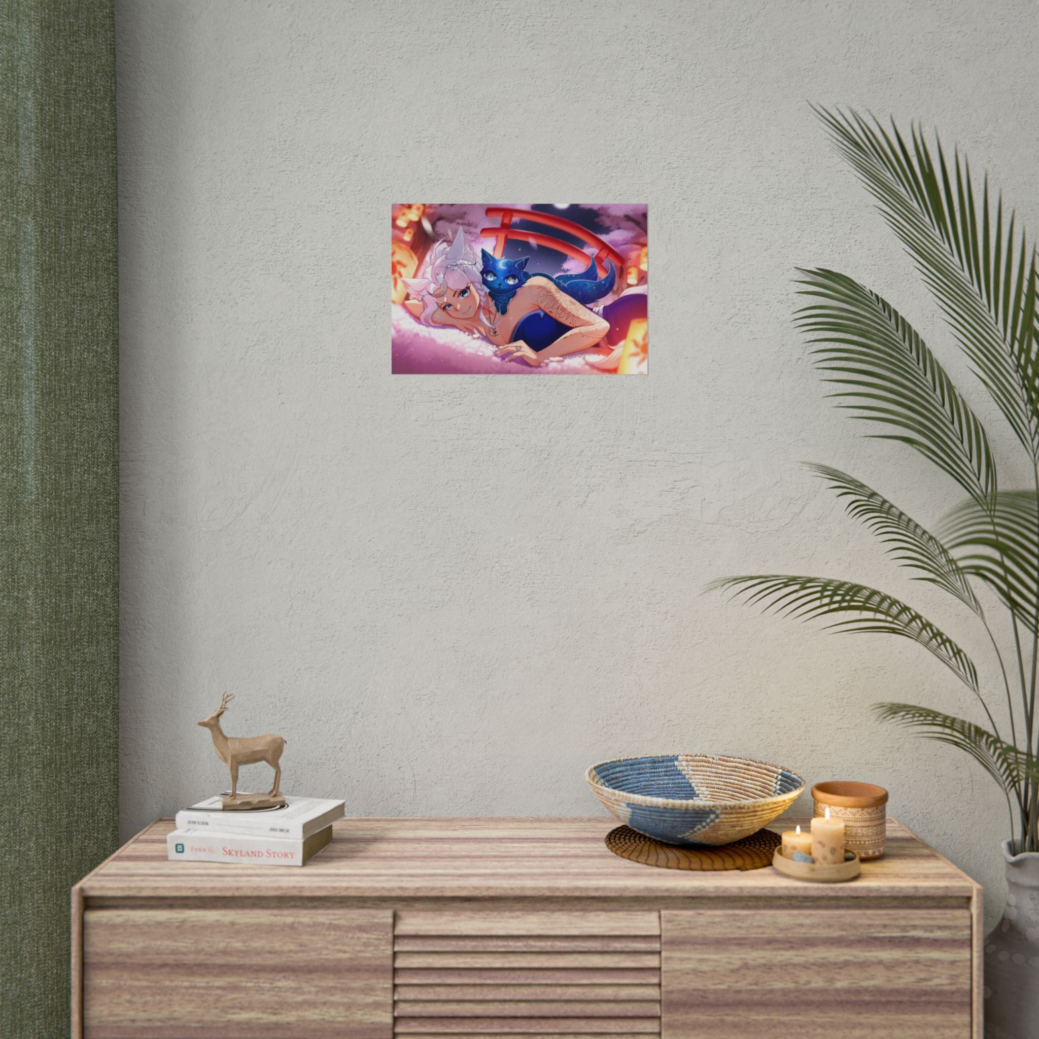 Reira Resting in Sakura Poster