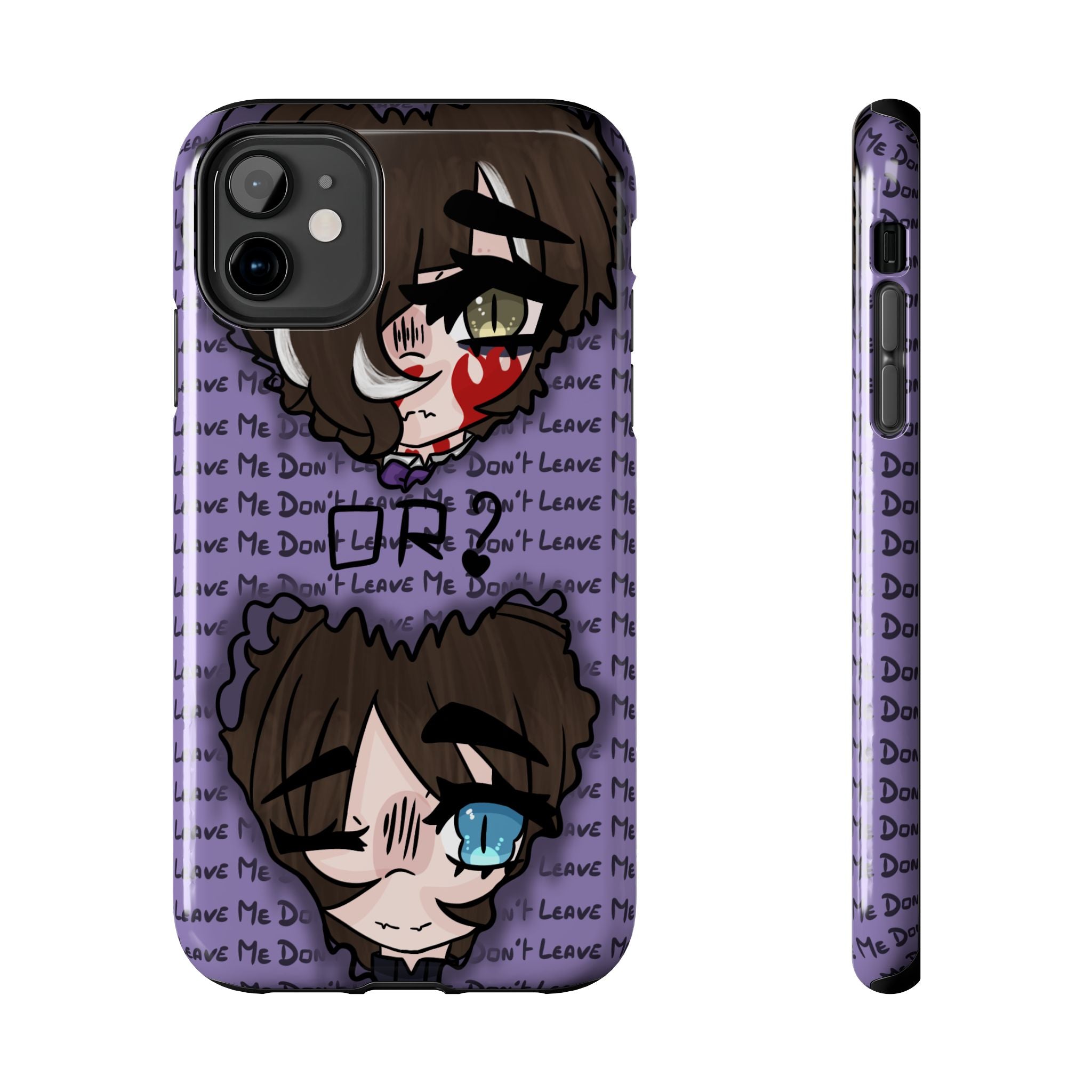 Renée Lysobore "Me or Them" Phone Case