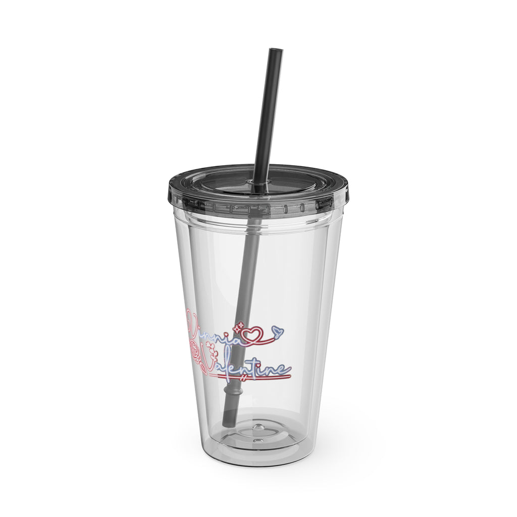 Vinnia Valentine "Rose Garden" Acrylic Tumbler