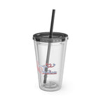 Vinnia Valentine "Rose Garden" Acrylic Tumbler