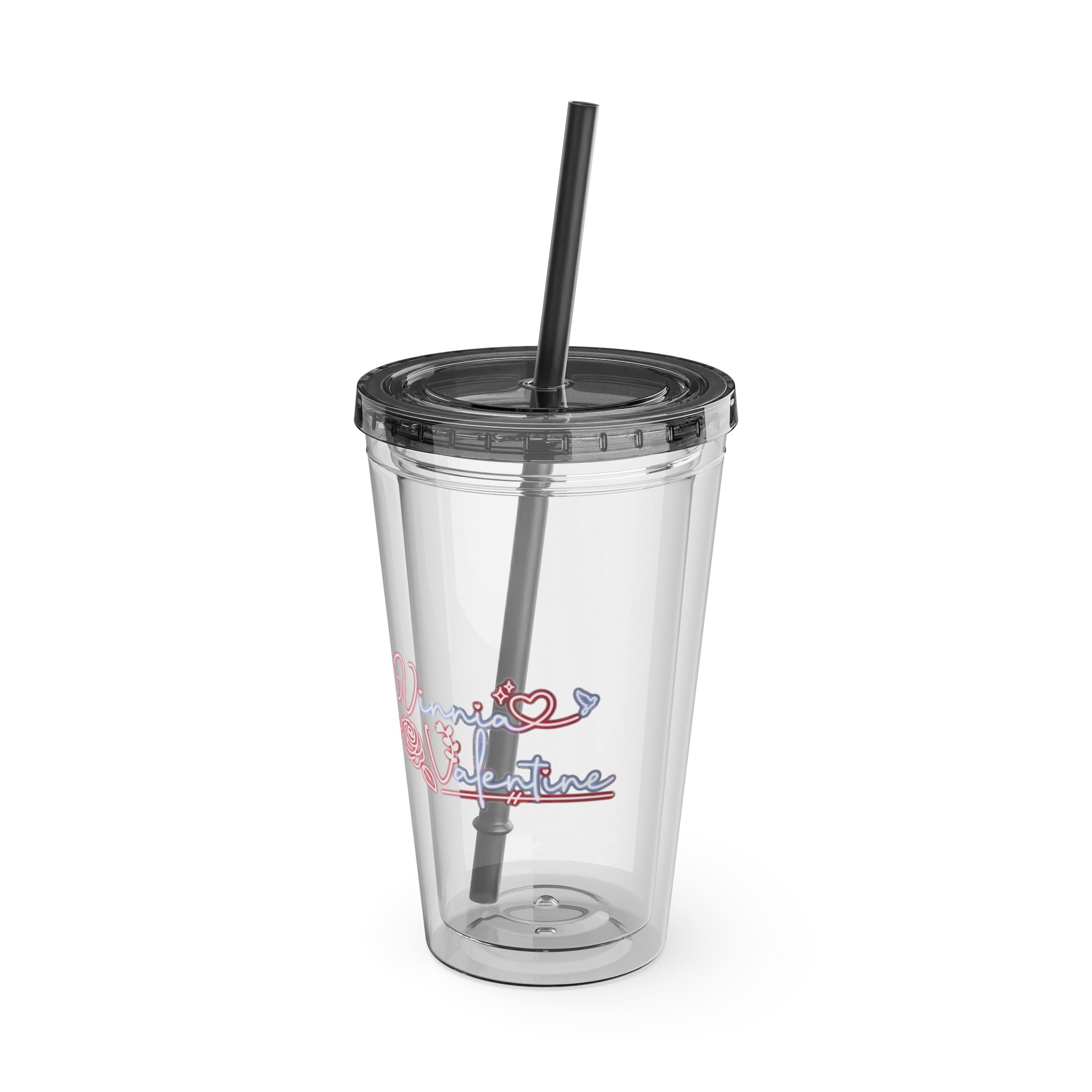 Vinnia Valentine "Rose Garden" Acrylic Tumbler