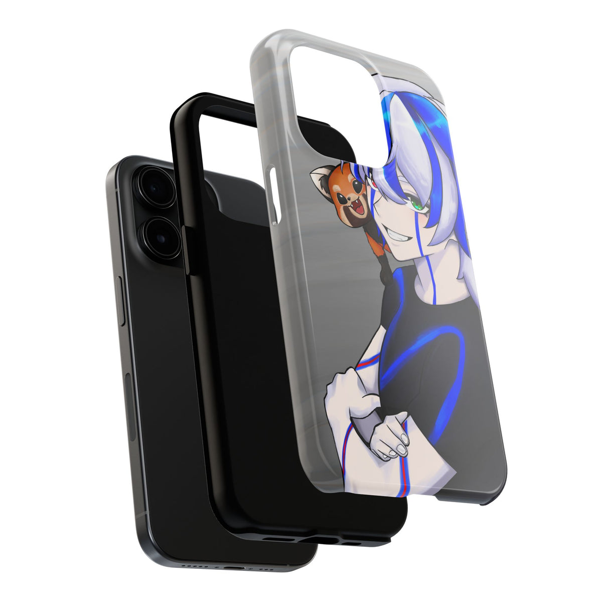 Ray Xash "Red Panda Companion" Phone Case