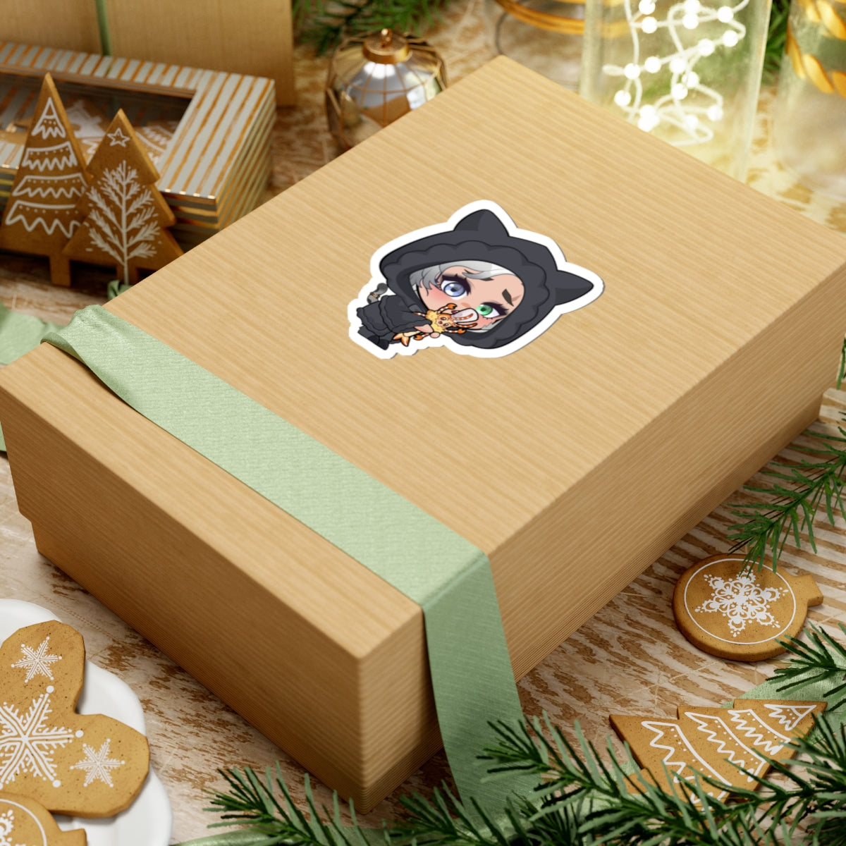 yukurivt "Chibi Hug" Sticker