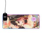 LuneRhythm "Chibi Spark" LED XL Deskmat w/ Wireless Charging