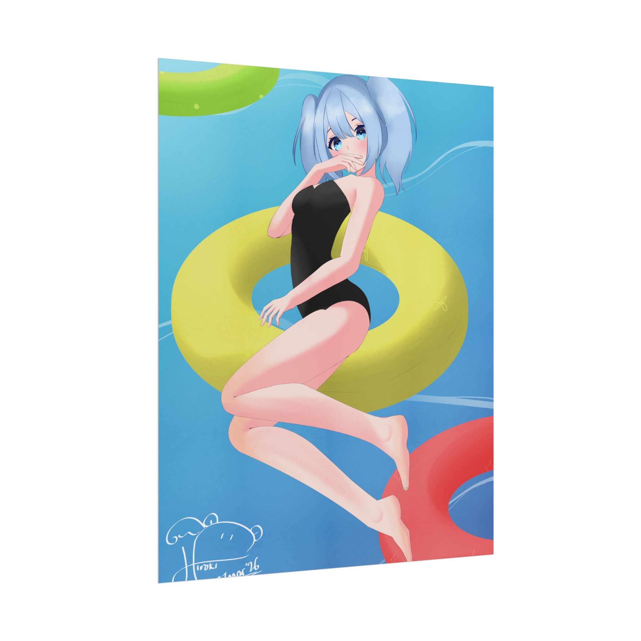 hi2chan "One Piece" Poster