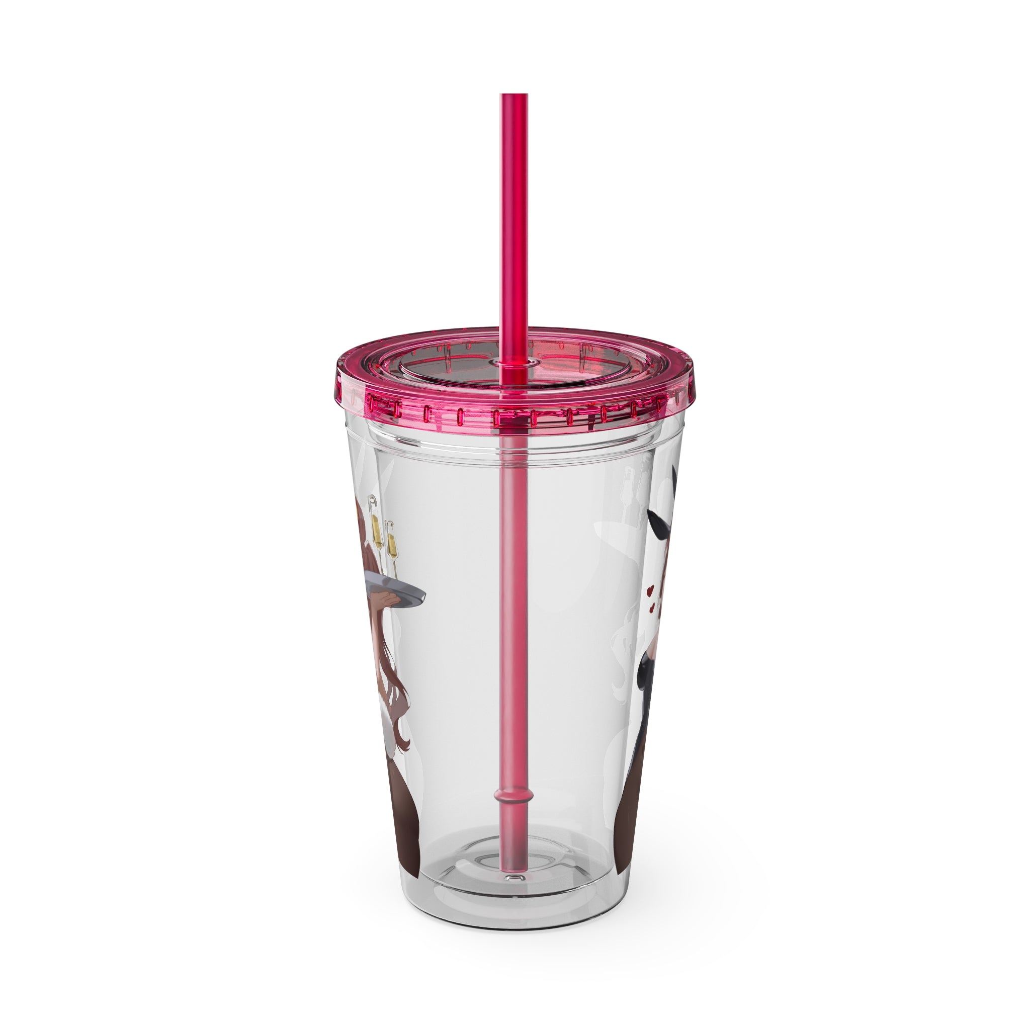 Haru-Haru "Bunny on the Rocks" Acrylic Tumbler