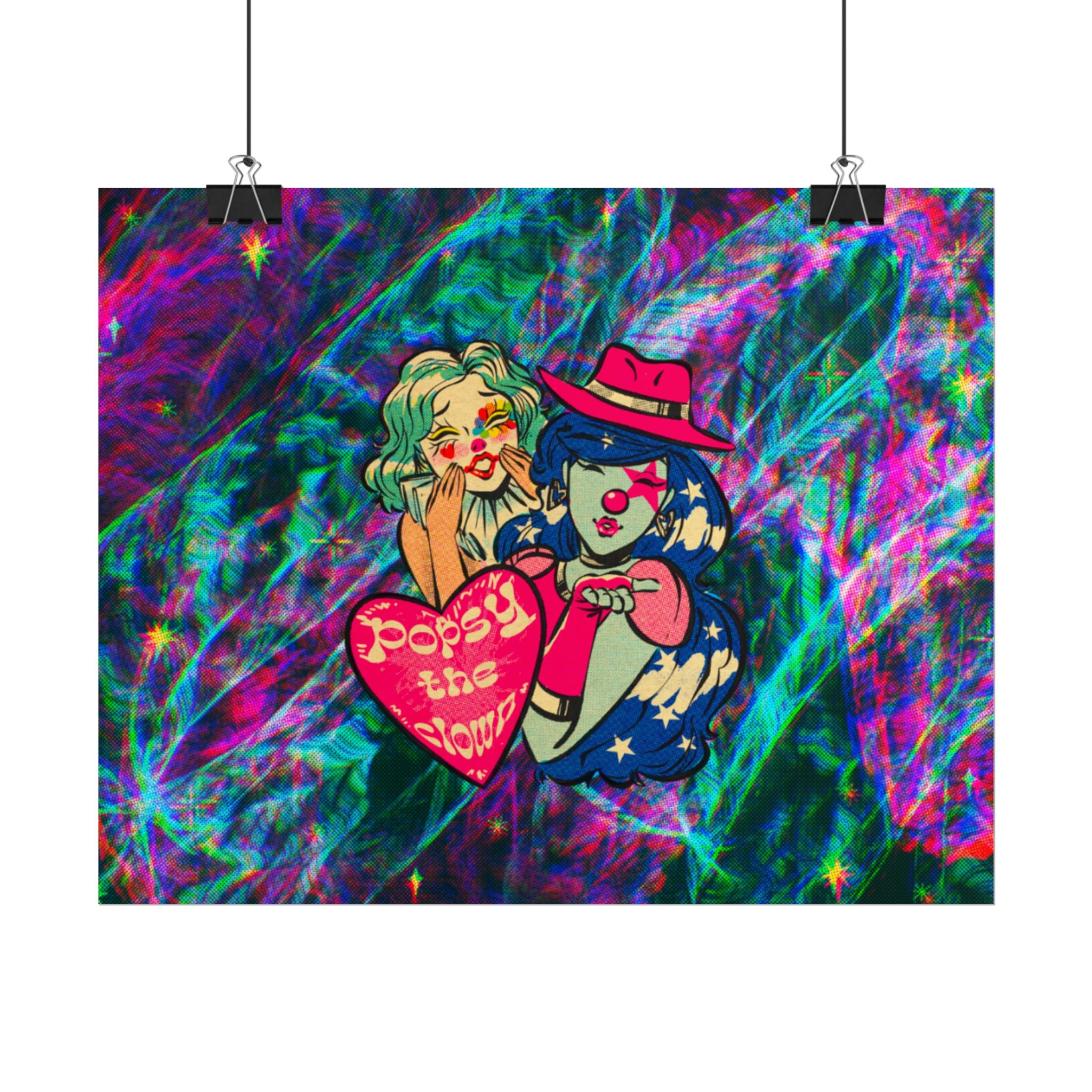 PopsyTheClown "ArtPopsy" Poster