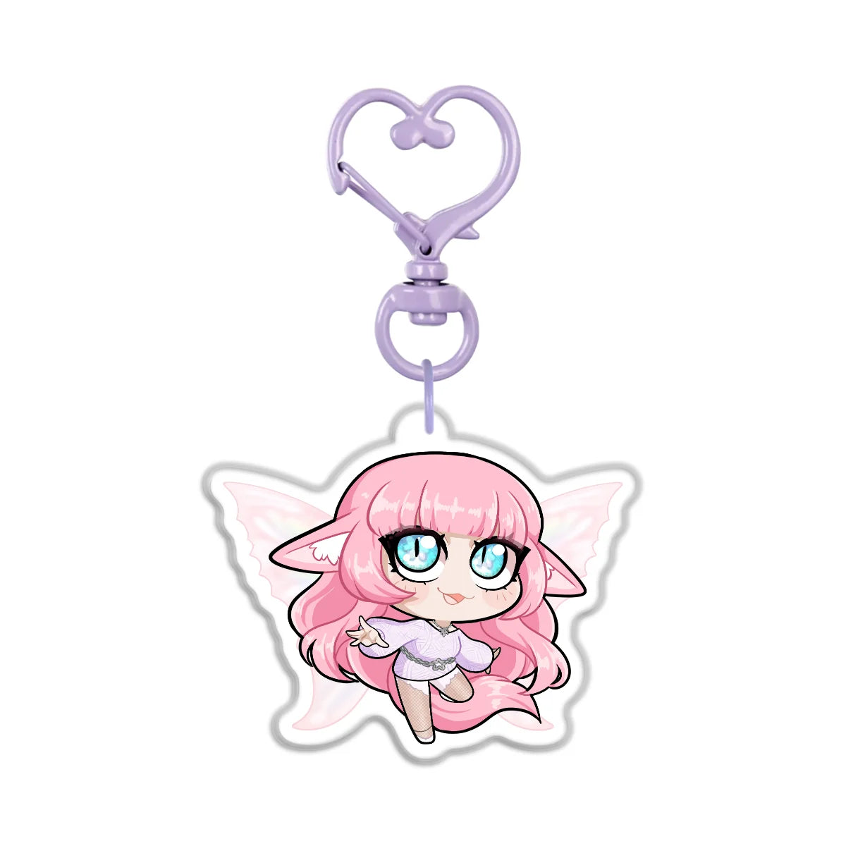 MoJo "Chibi with Fairy Wings" Keychain