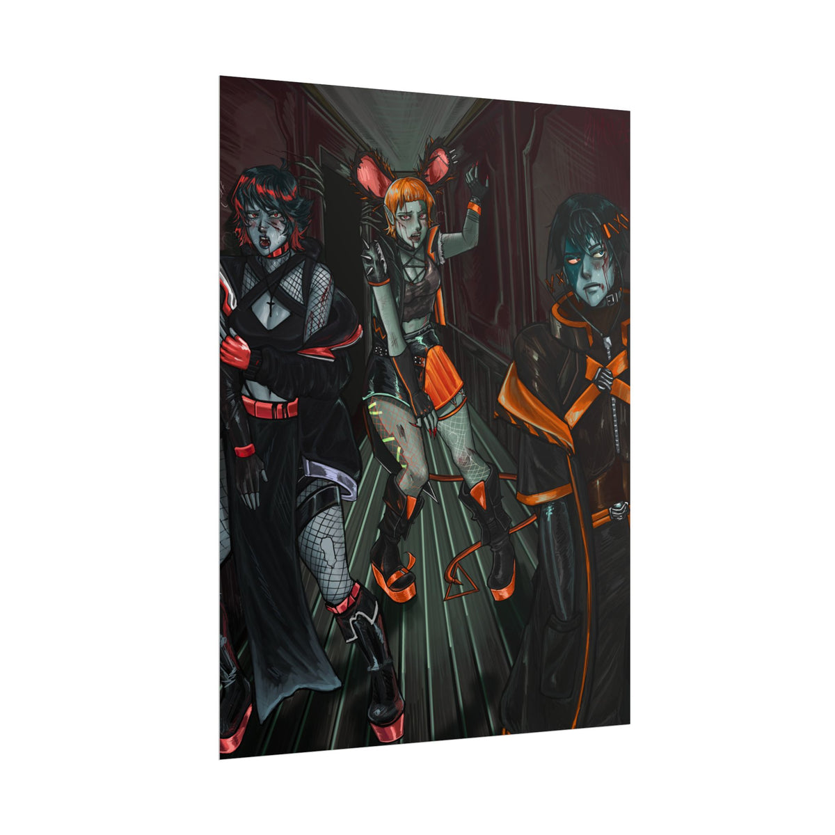 NonbiteyZombie "Infection" Poster - KatDragonz