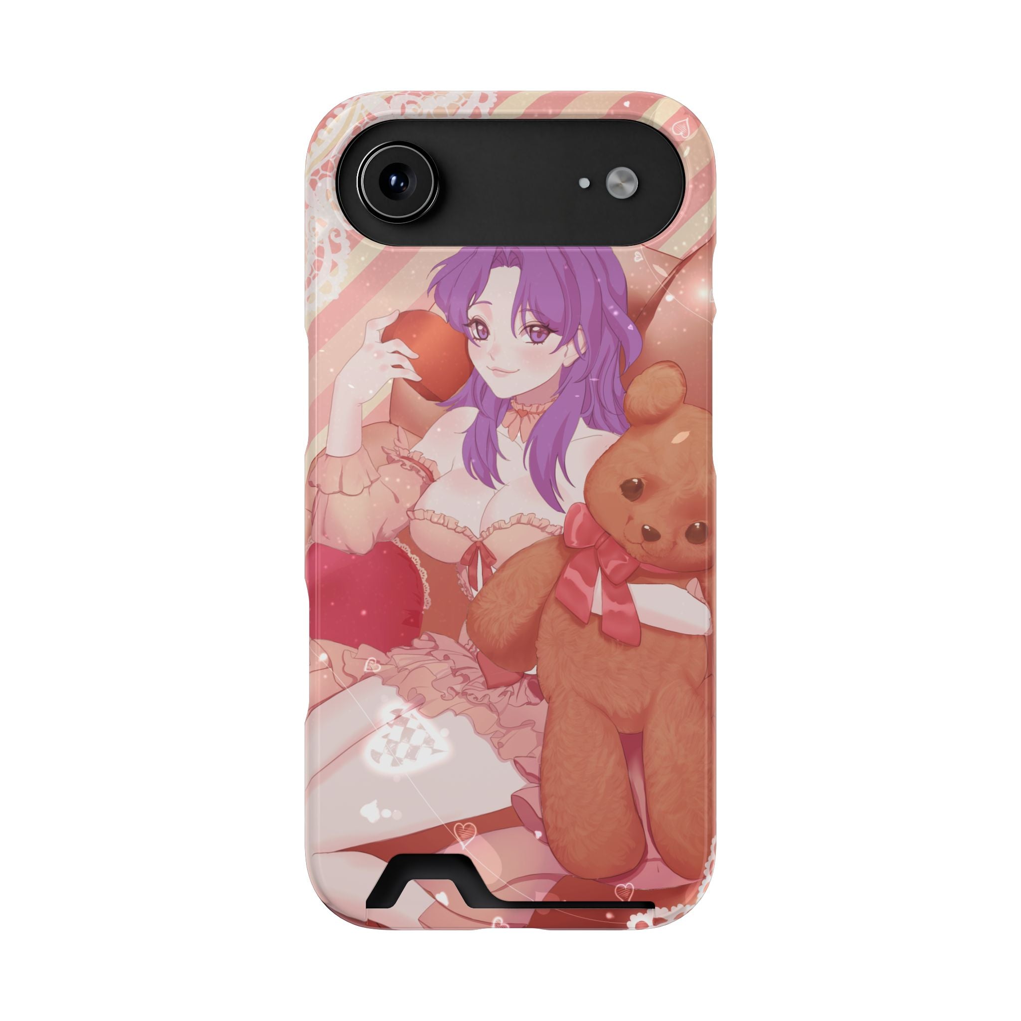 Angelica Phone Case With Card Holder