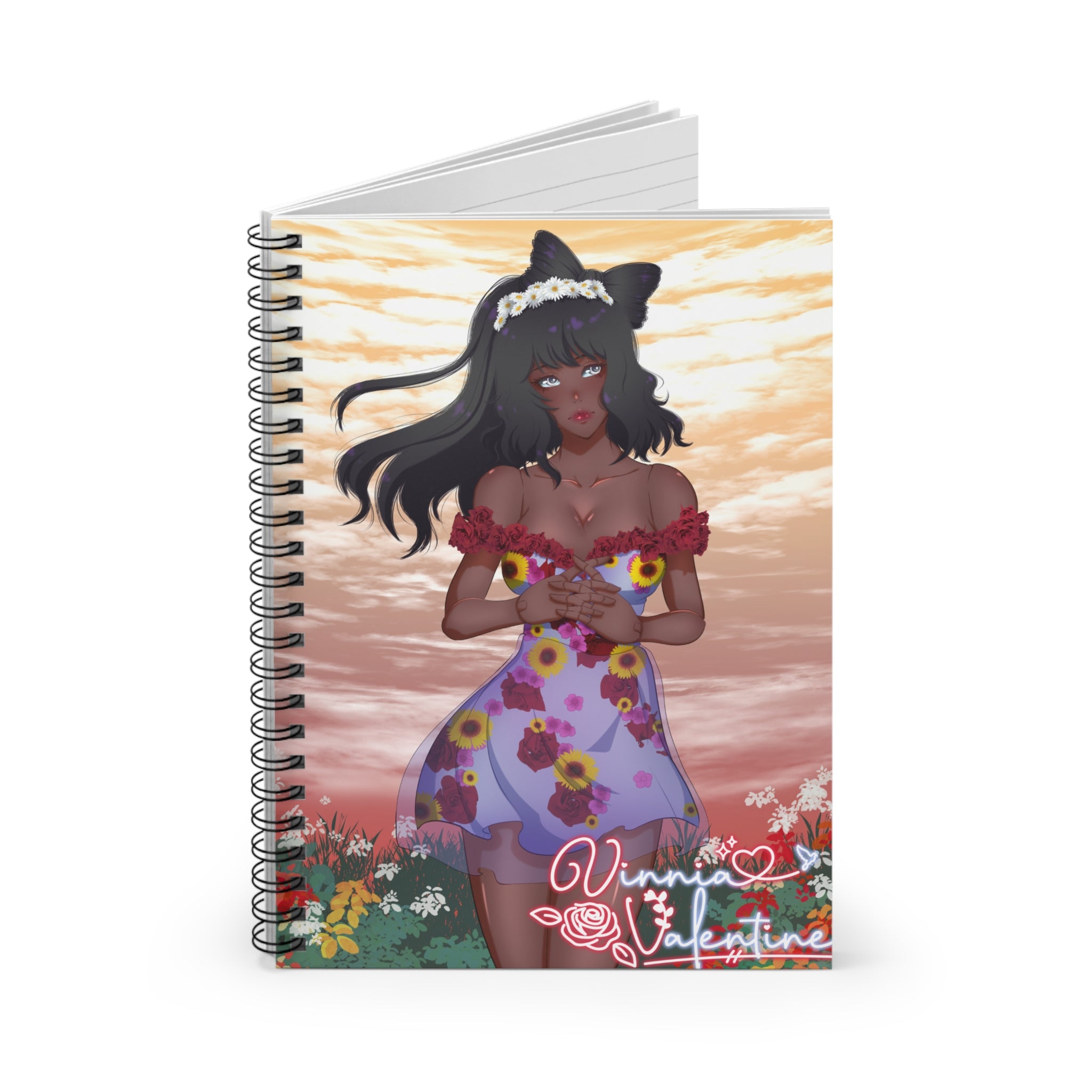 Vinnia Valentine "Rose Garden" Notebook