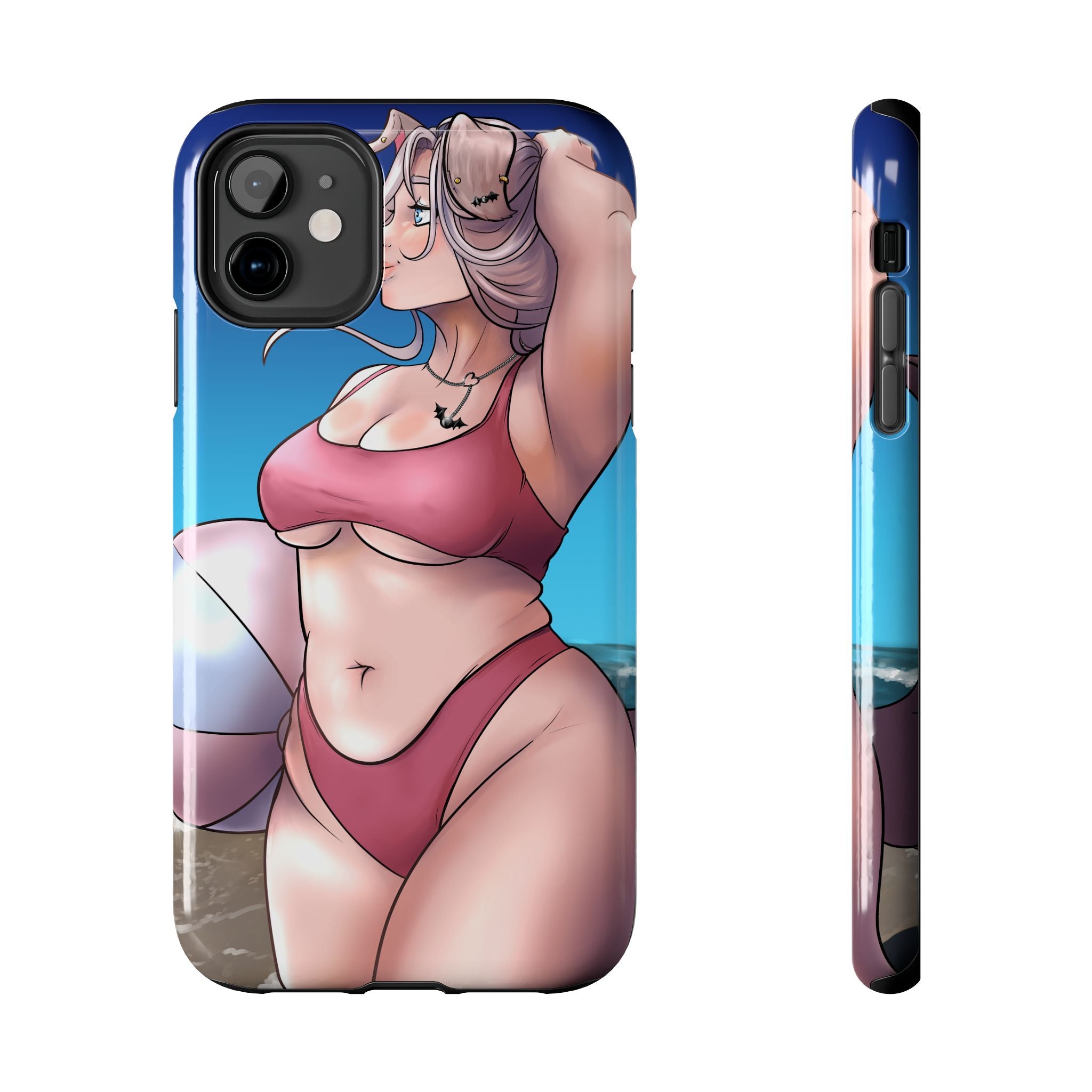 Luna Rainn "Beach Pup" Tough Phone Case