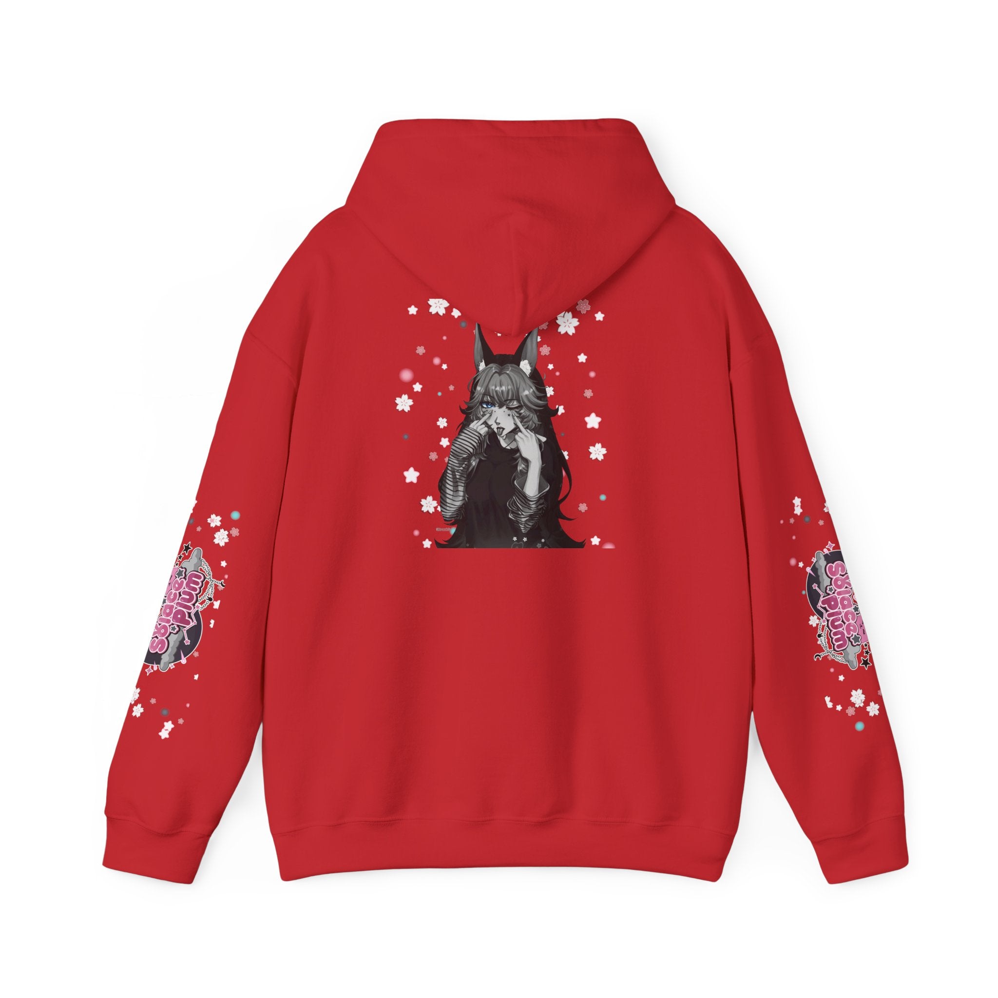 Solace Plum BW "Blep" Designer Hoodie