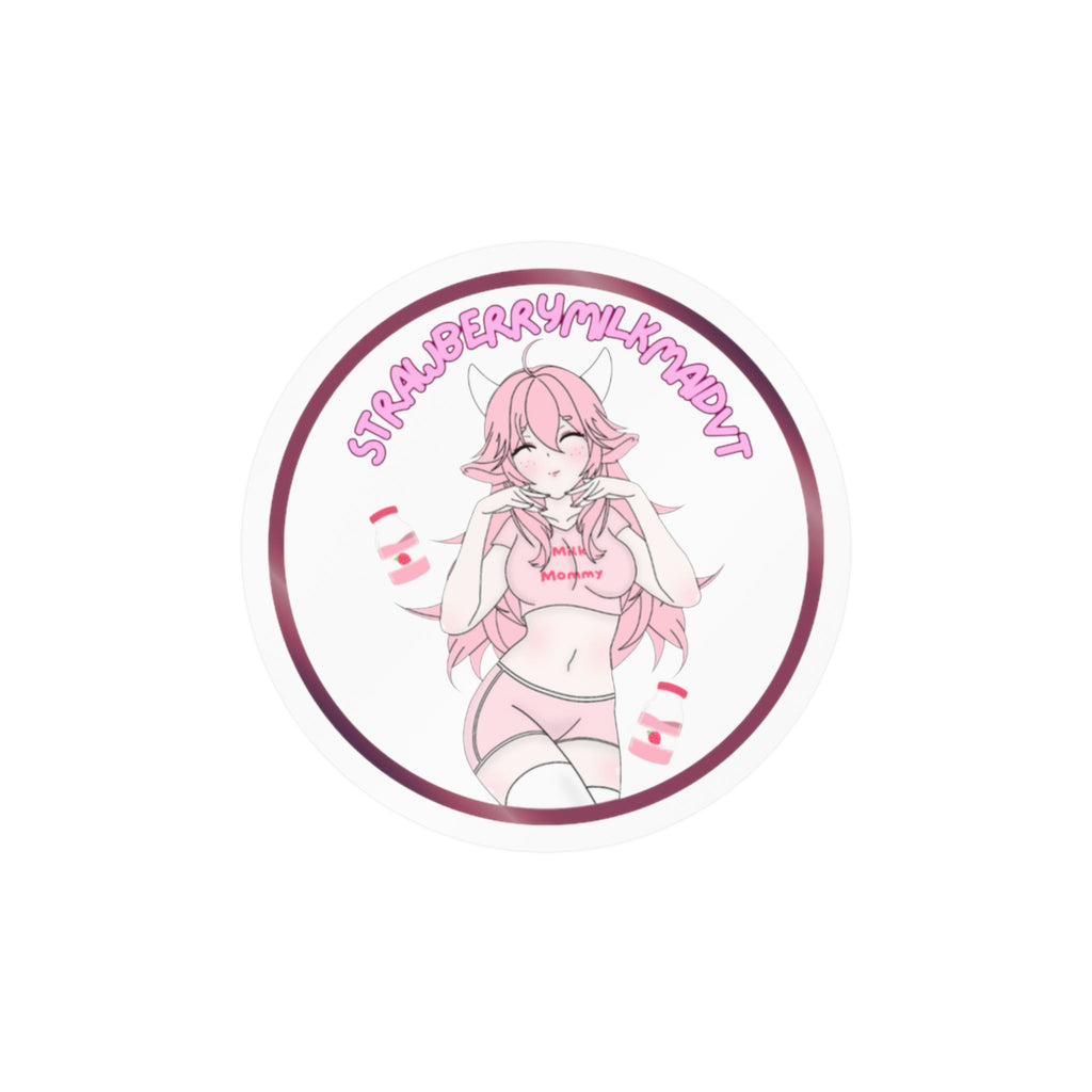 StrawberryMilkMaid "Logo Pose" Decal - KatDragonz