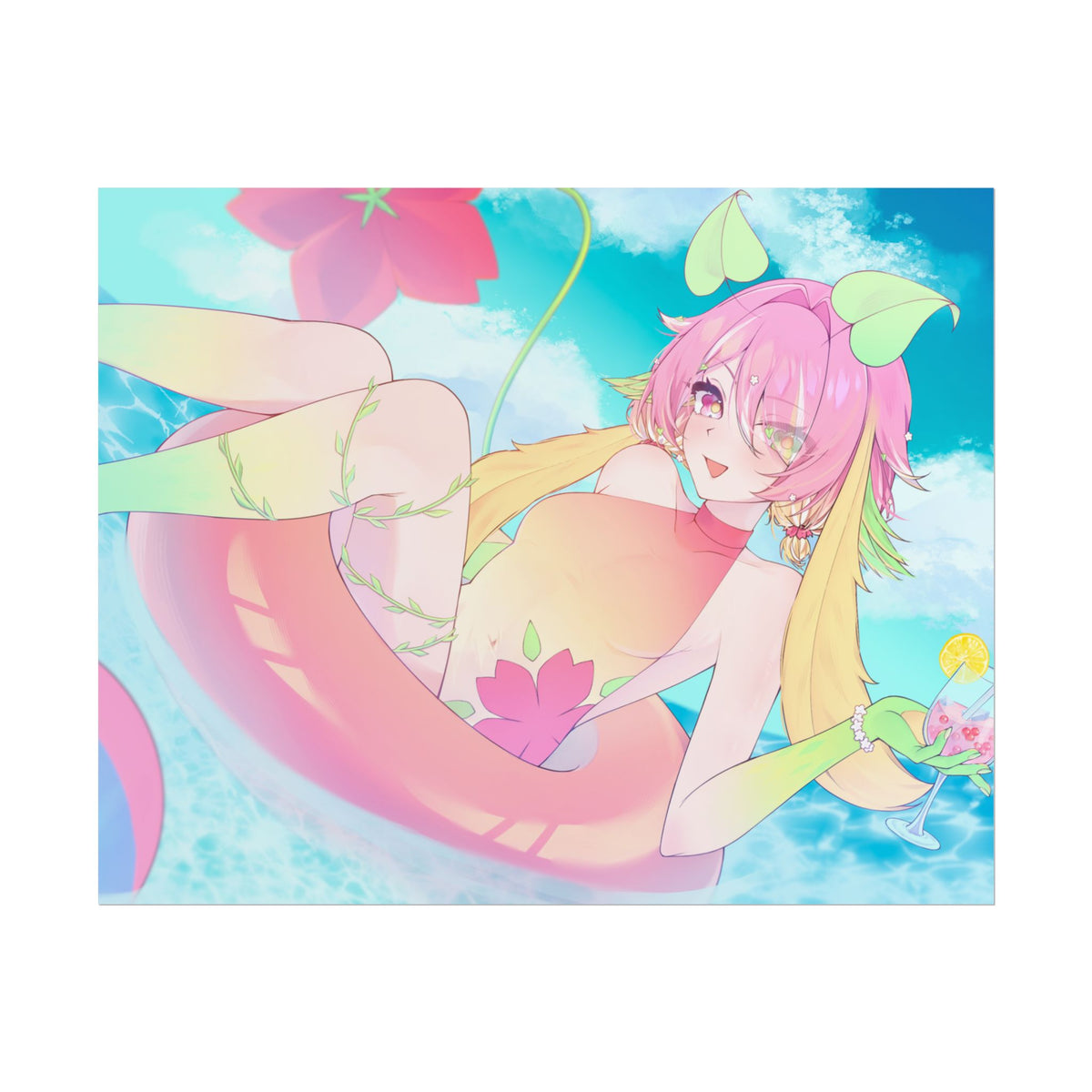 NekochiKohaku "Summer Floating" Poster