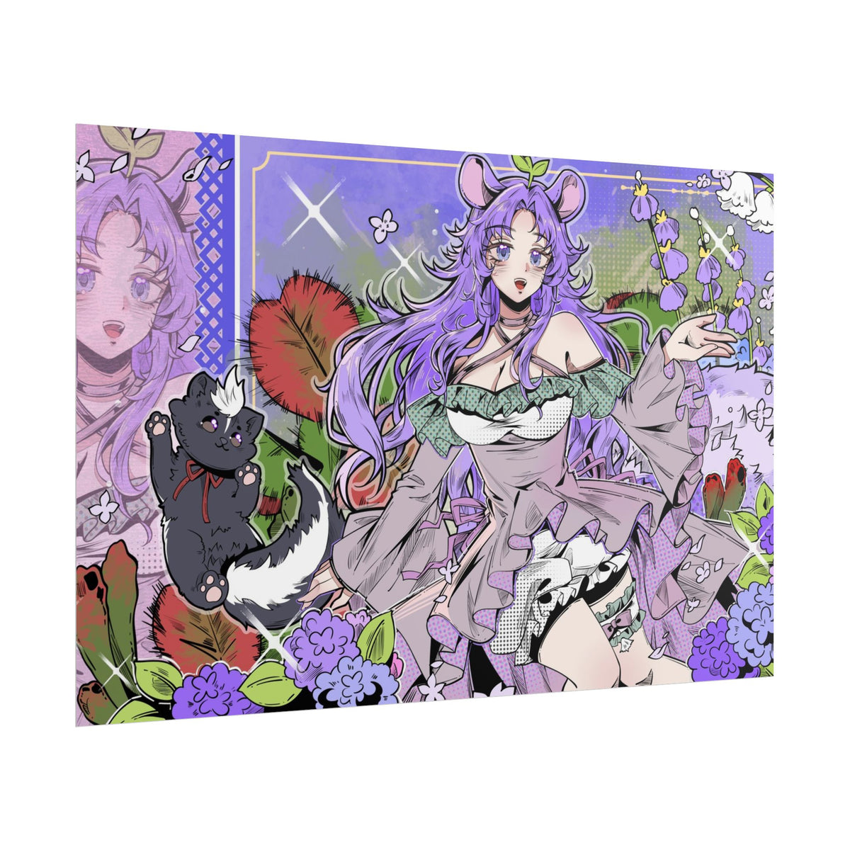 VerbenaVT "Stylized Garden" Poster