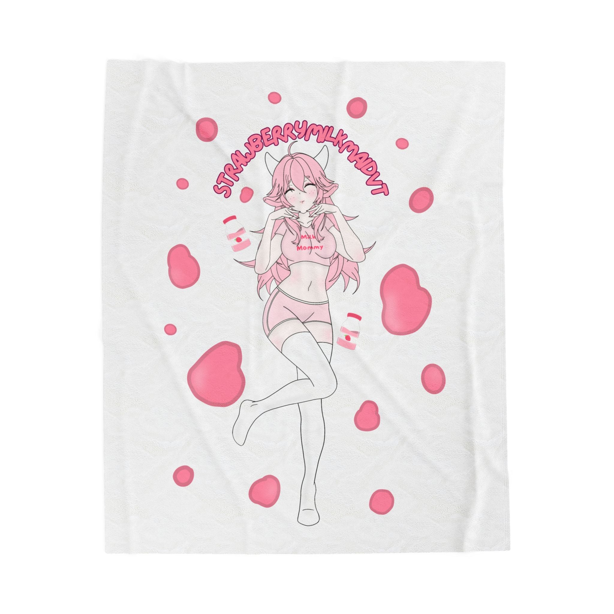 StrawberryMilkMaid "Cow Print" Blanket