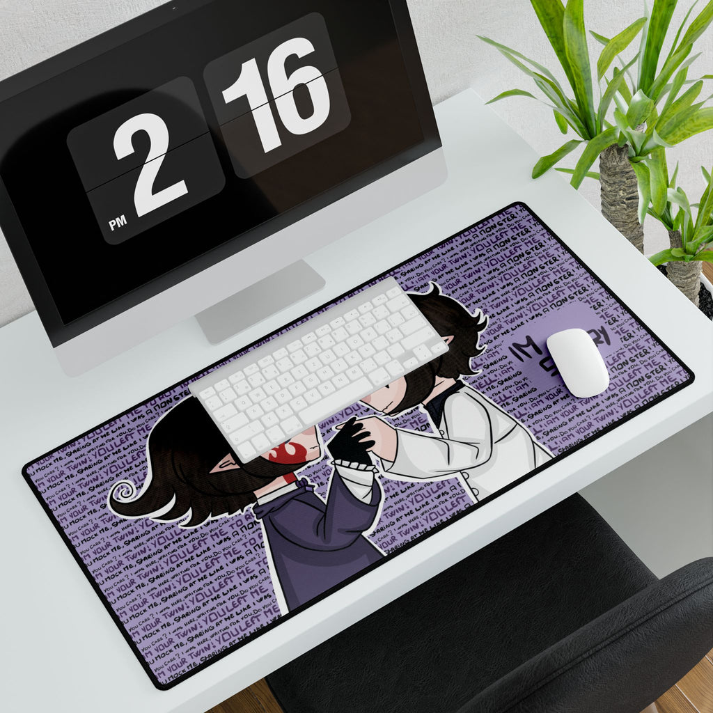 Renée Lysobore "I'm Sorry" XL Plus Deskmat