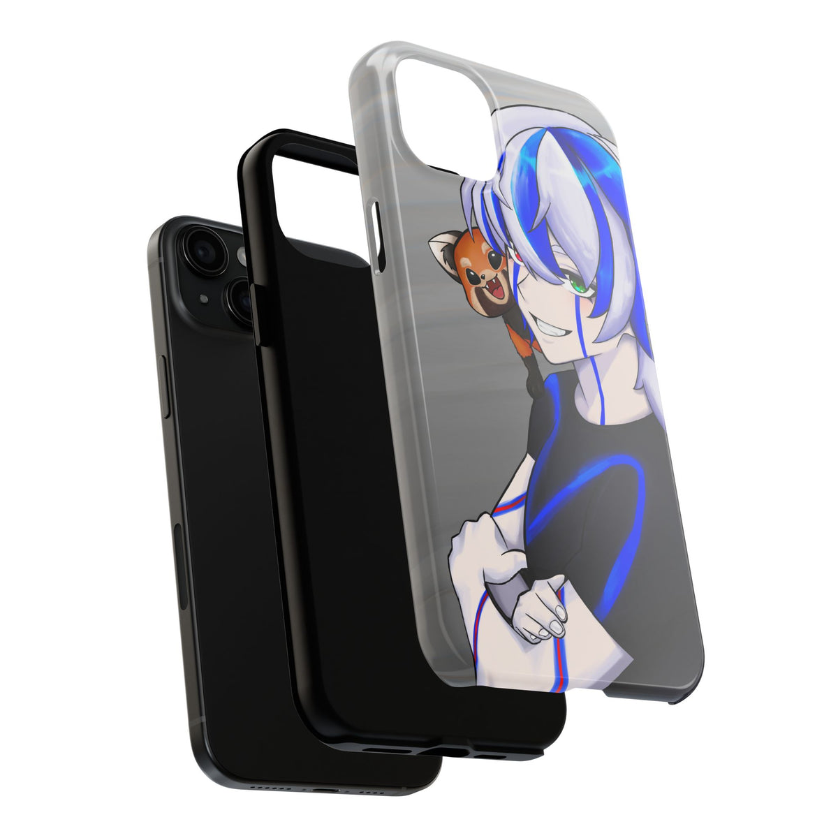Ray Xash "Red Panda Companion" Phone Case