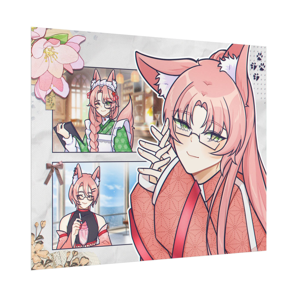 Minoru Koicha "Cafe Poses" Poster