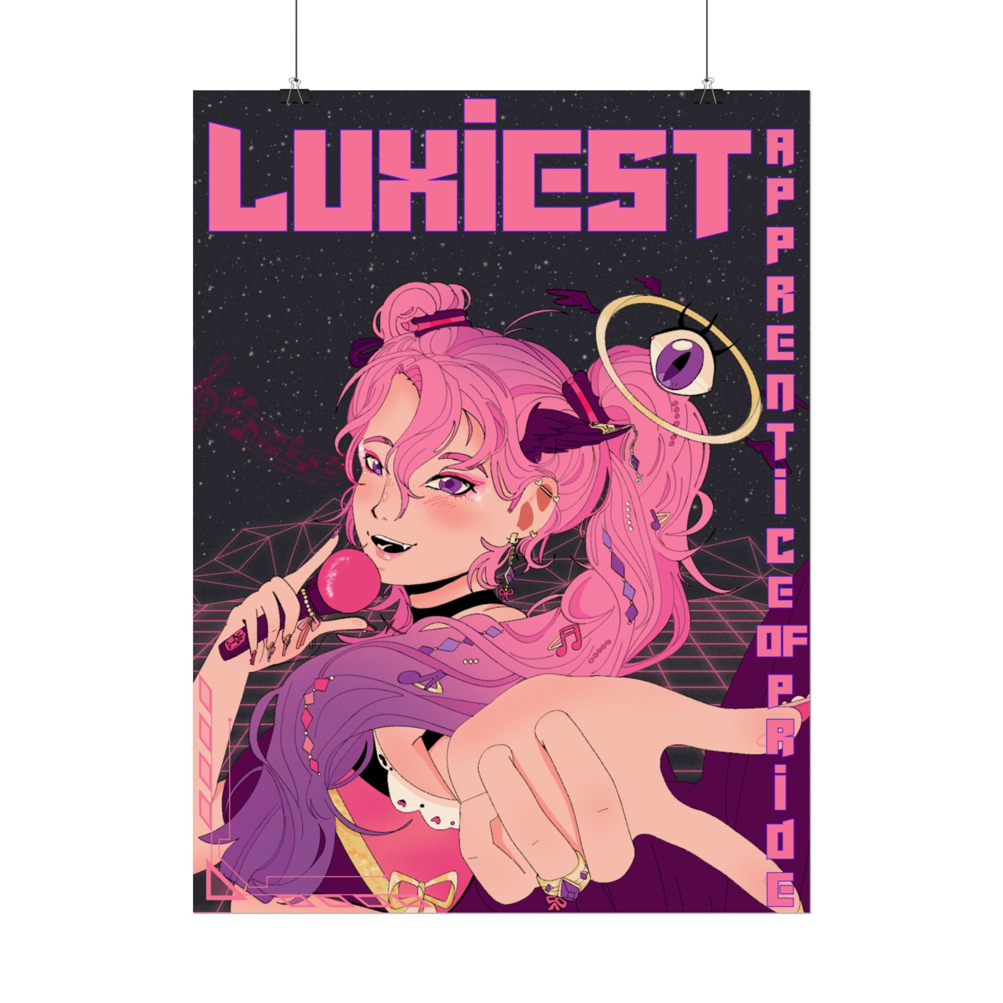 Luxiest "Cyber Idol" Poster