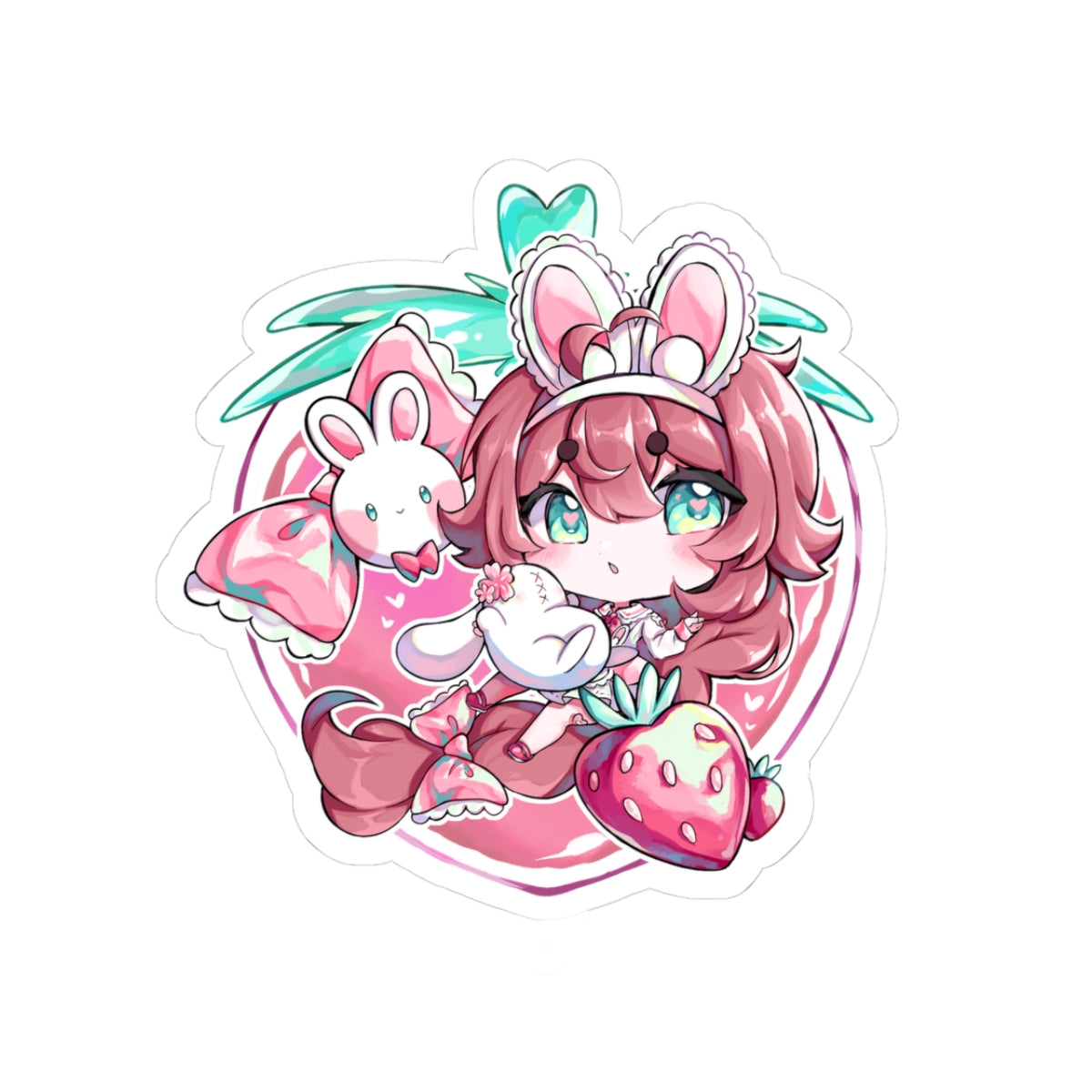 Hebe Tropical Bunny Sticker