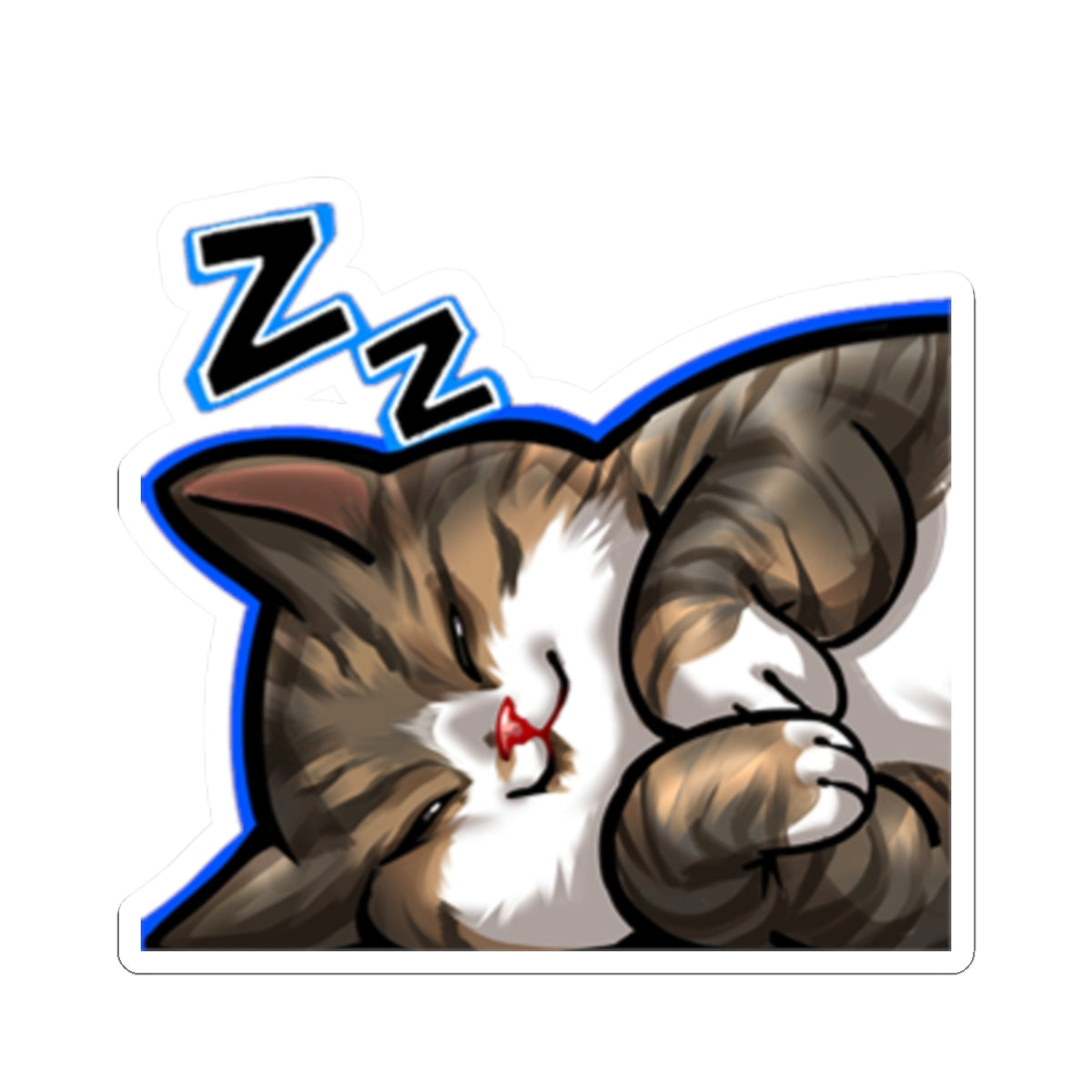 Wolvenmoonshadow "Meow ZZZ" Sticker