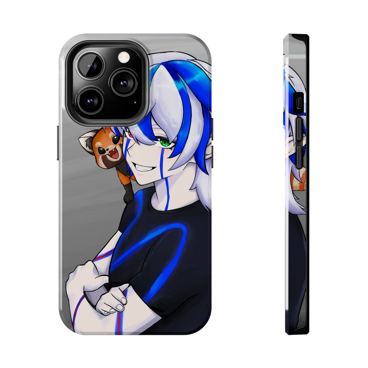 Ray Xash "Red Panda Companion" Phone Case