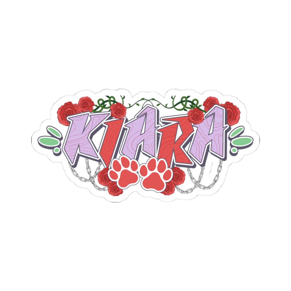 Lady Kiara Rose "Logo" Sticker